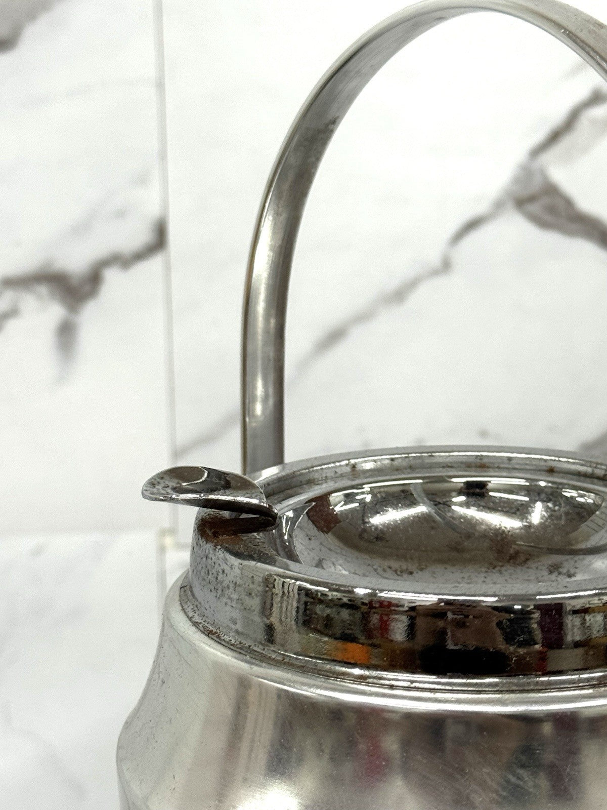 Posacenere Acciaio Space Age Caimi Vintage 1970