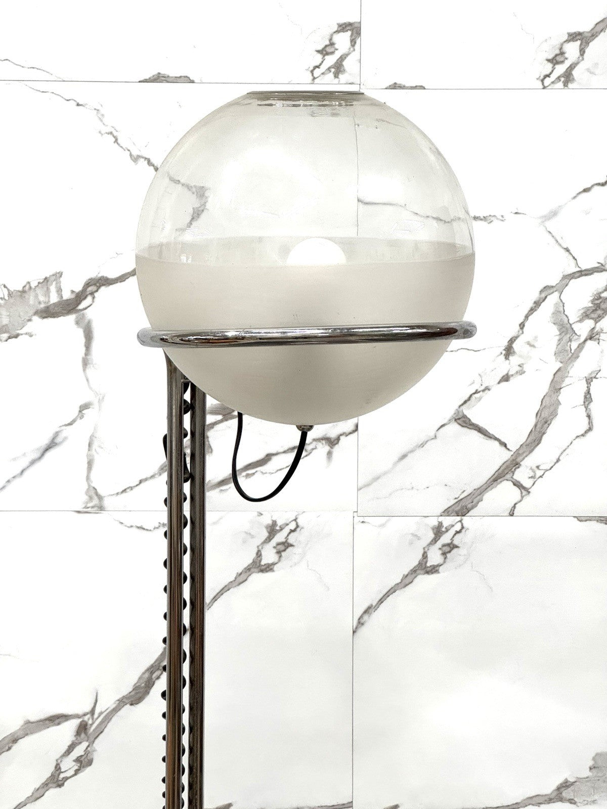 LAMPADA DA PAVIMENTO ATTRIBUITA A FABIO LENCI ANNI 70 SPACE AGE