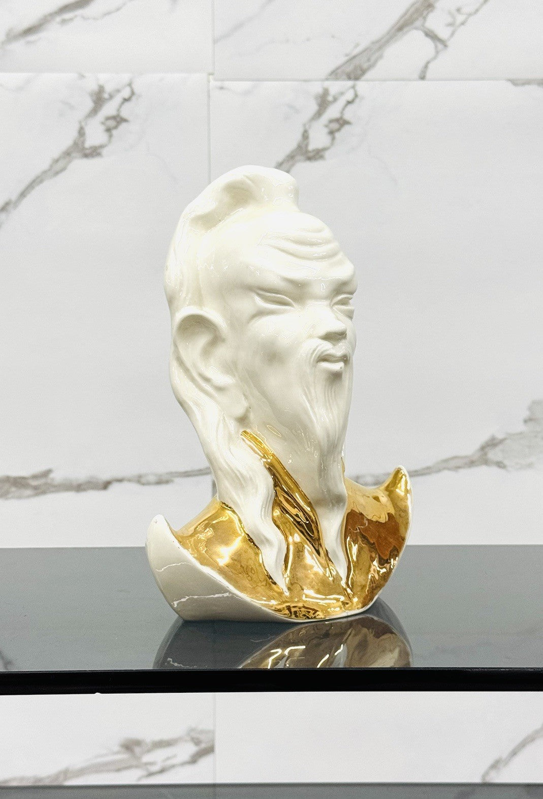 Scultura Stile Orientale, Realizzata A Firenze, Ceramica Italiana, Anni 60