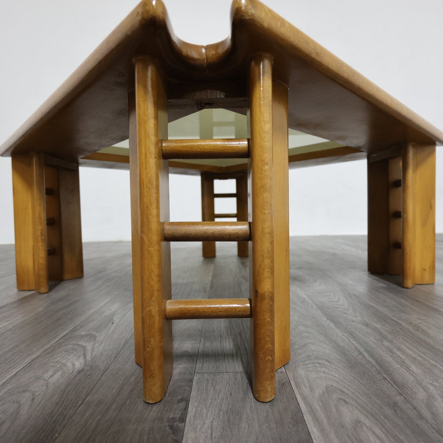 AFRA & TOBIA SCARPA ATTR. TAVOLO DA SALOTTO ANNI 60 DESIGN