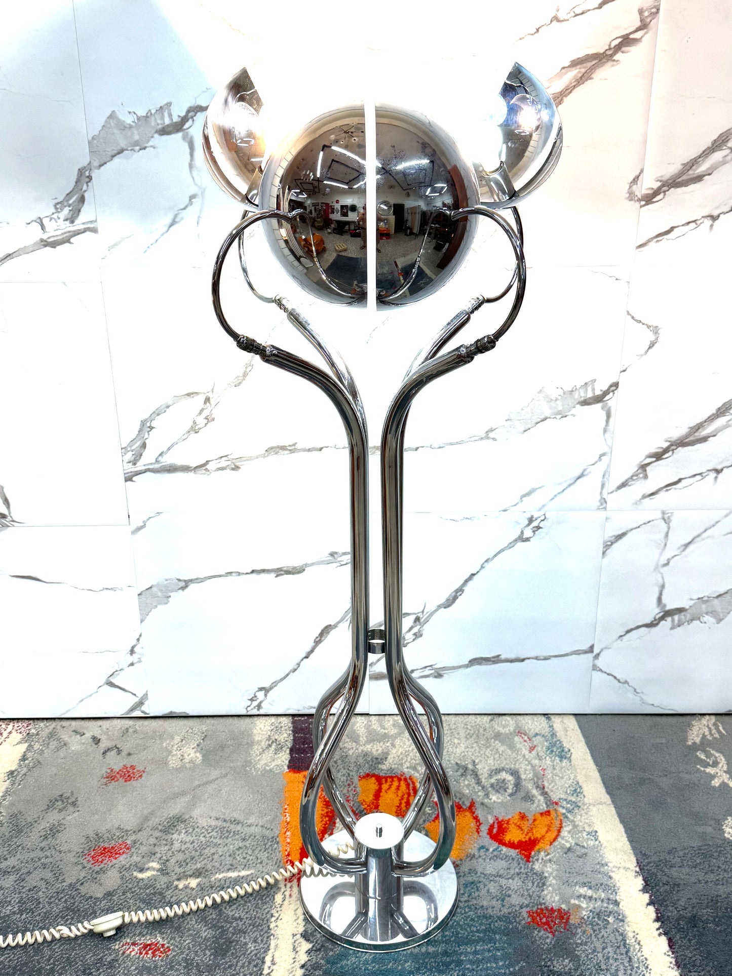 Lampada Da Pavimento Adalberto Dal Lago Anni ‘70 Modernariato Design
