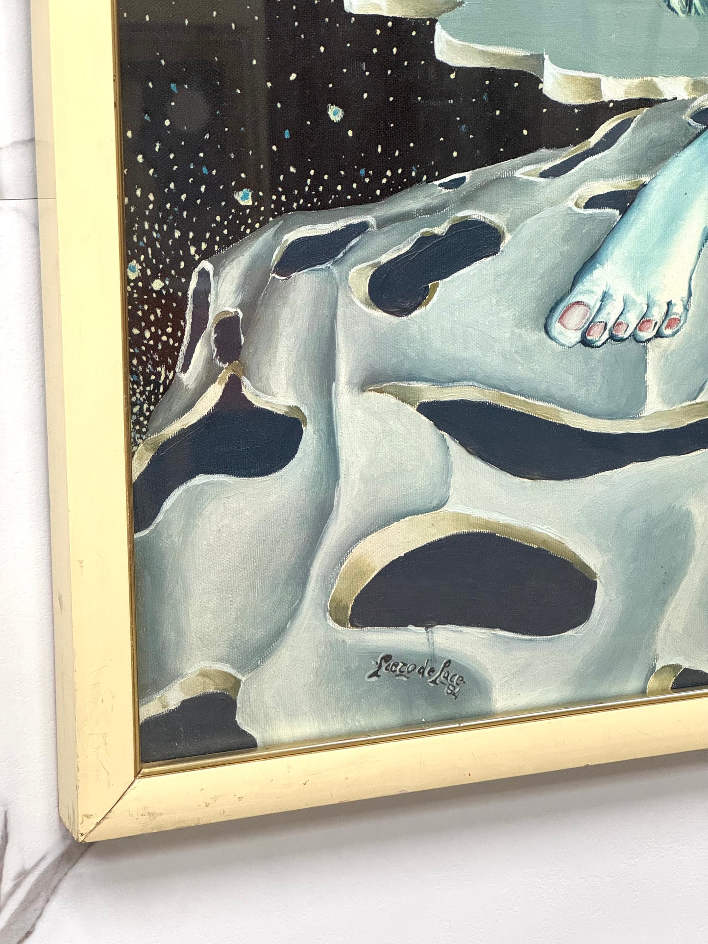 Dipinto Piero De Pace 1994 Painting Con Firma E Certificato