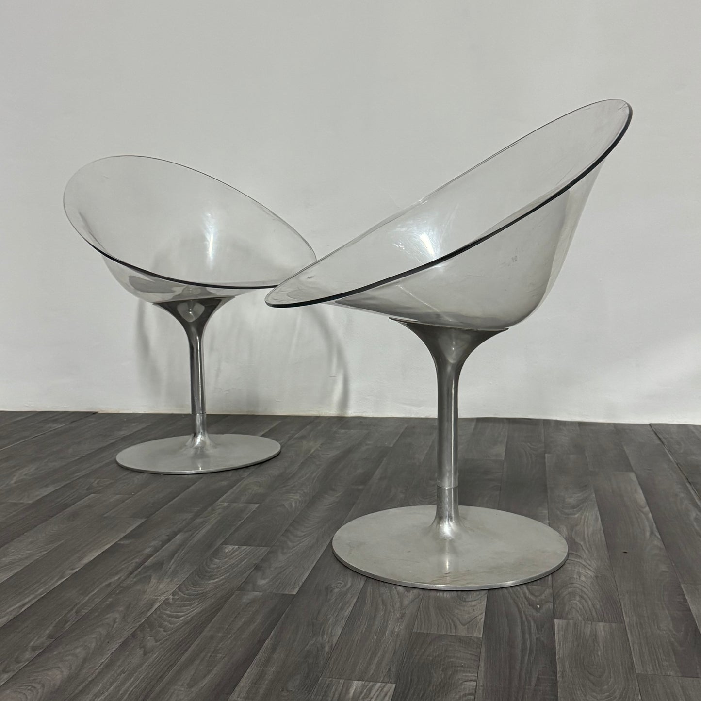 Philippe Starck Kartell Eros Coppia Di Poltroncine Design Anni ‘70 Space Age
