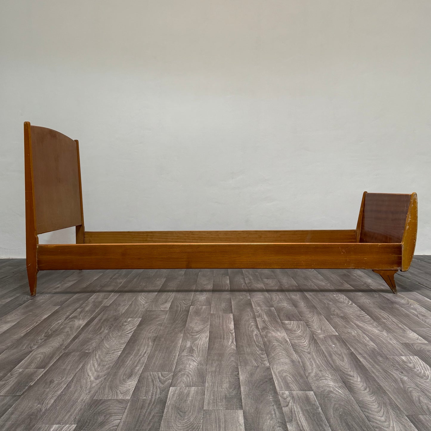 Gio Ponti Attr. Letto Singolo e Comodino Mid-Century Anni 40 Design Modernariato