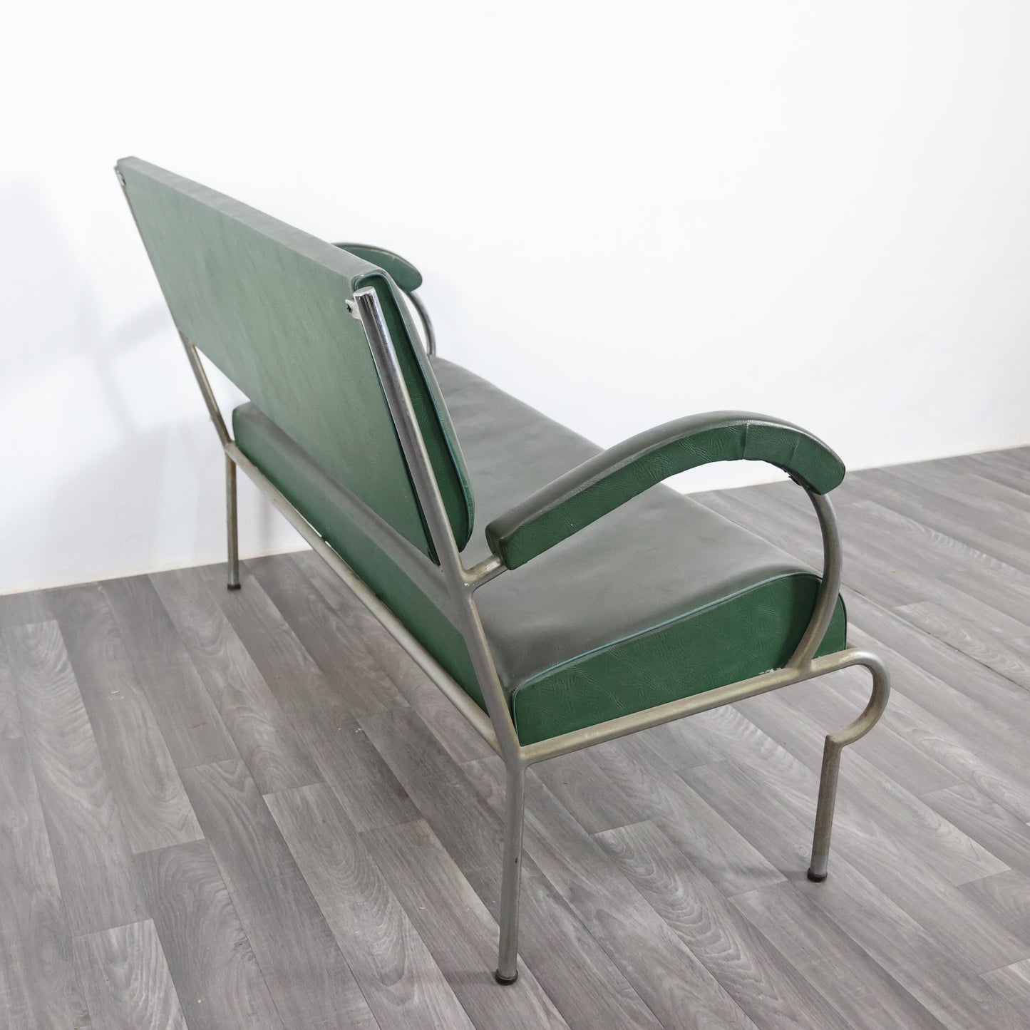 Divanetto Bauhaus Cantilever Anni ‘30 In Acciaio Tubolare Design Modernariato