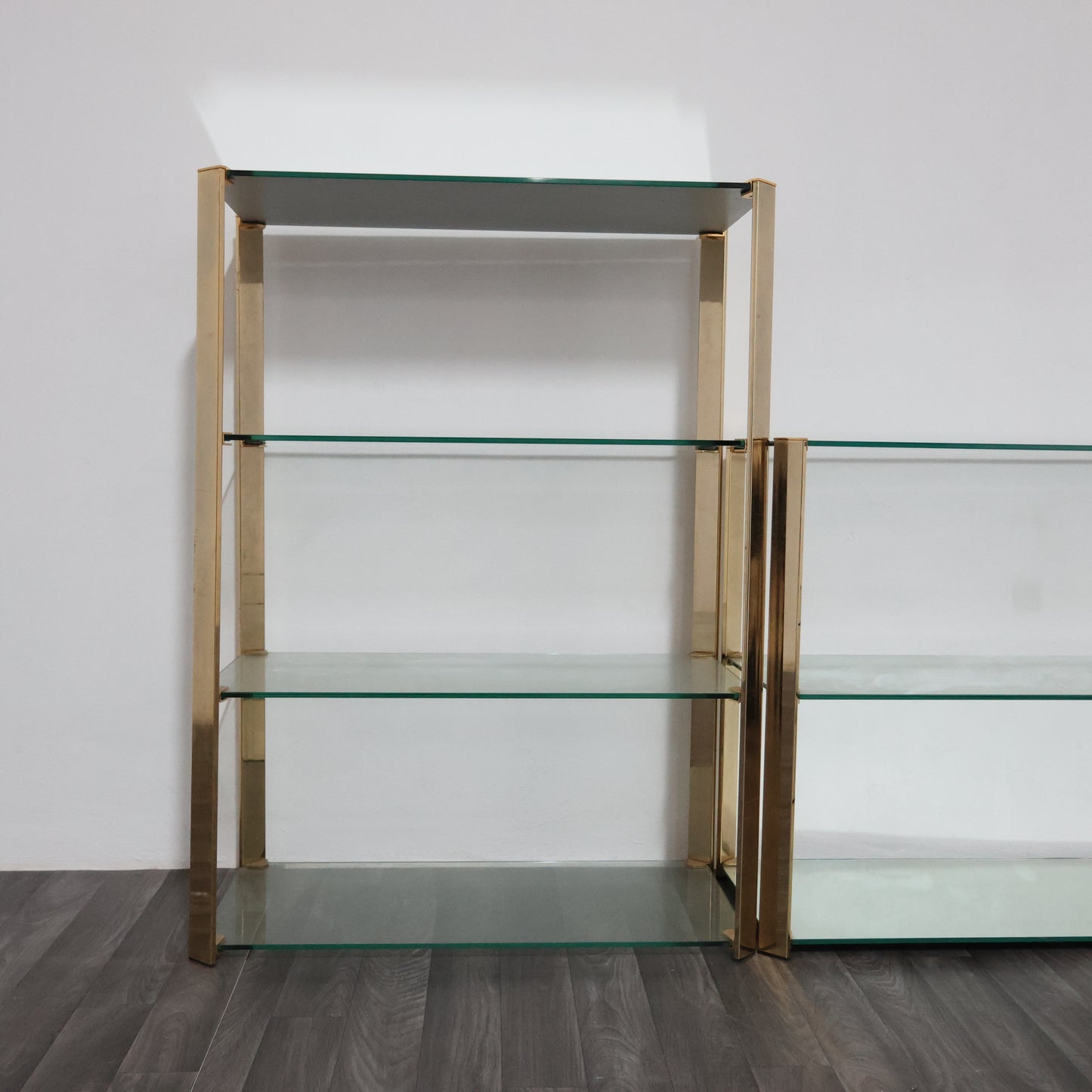 Gallotti & Radice Tris Di Vetrinette Mensole Hollywood Regency Design 1970’s