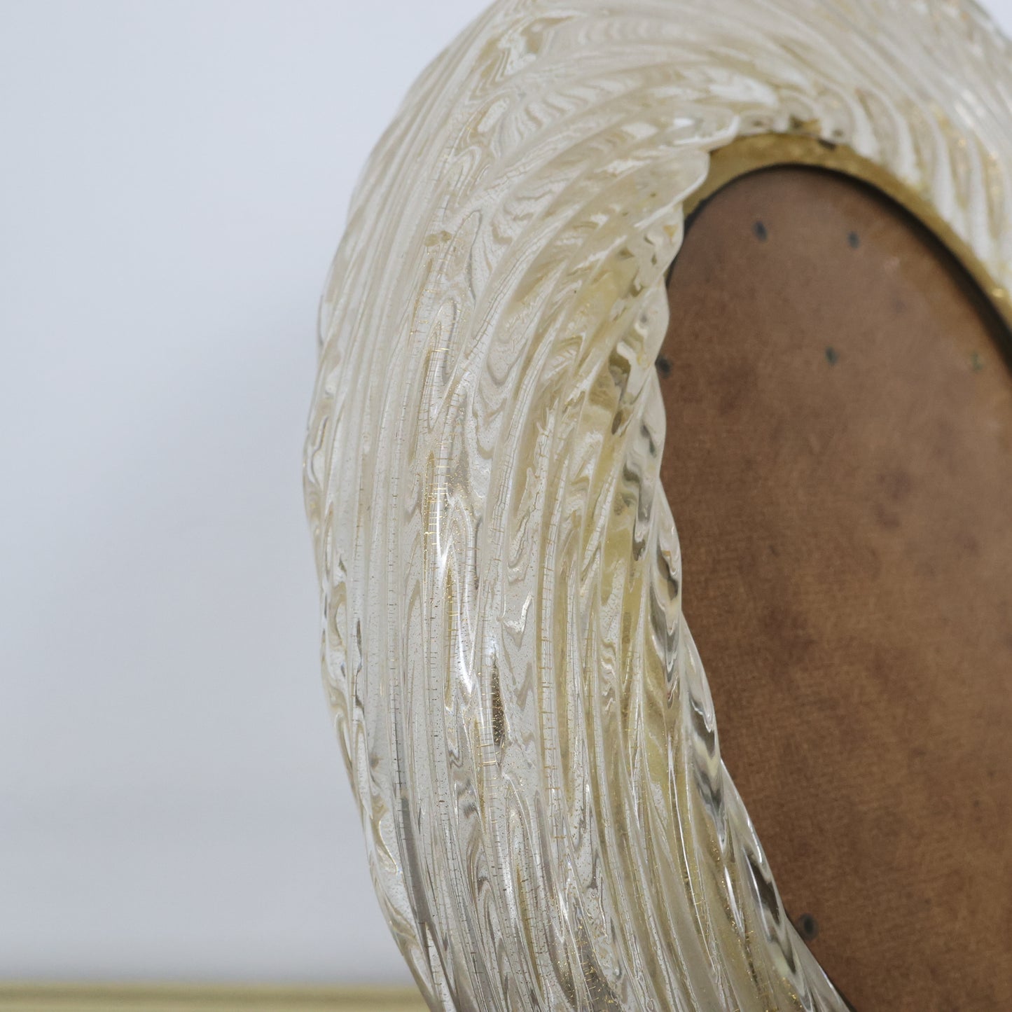 Barovier & Toso Attr. Cornice Portafoto In Vetro Di Murano Anni ‘40 Design Italy