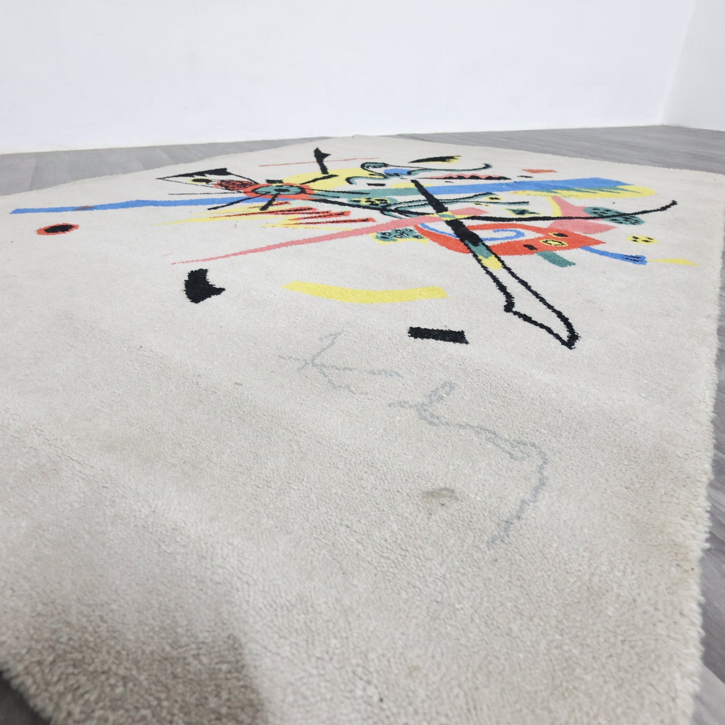 Kandinskij Wassily Denmark Ege Art Line Tappeto Design 1980’s