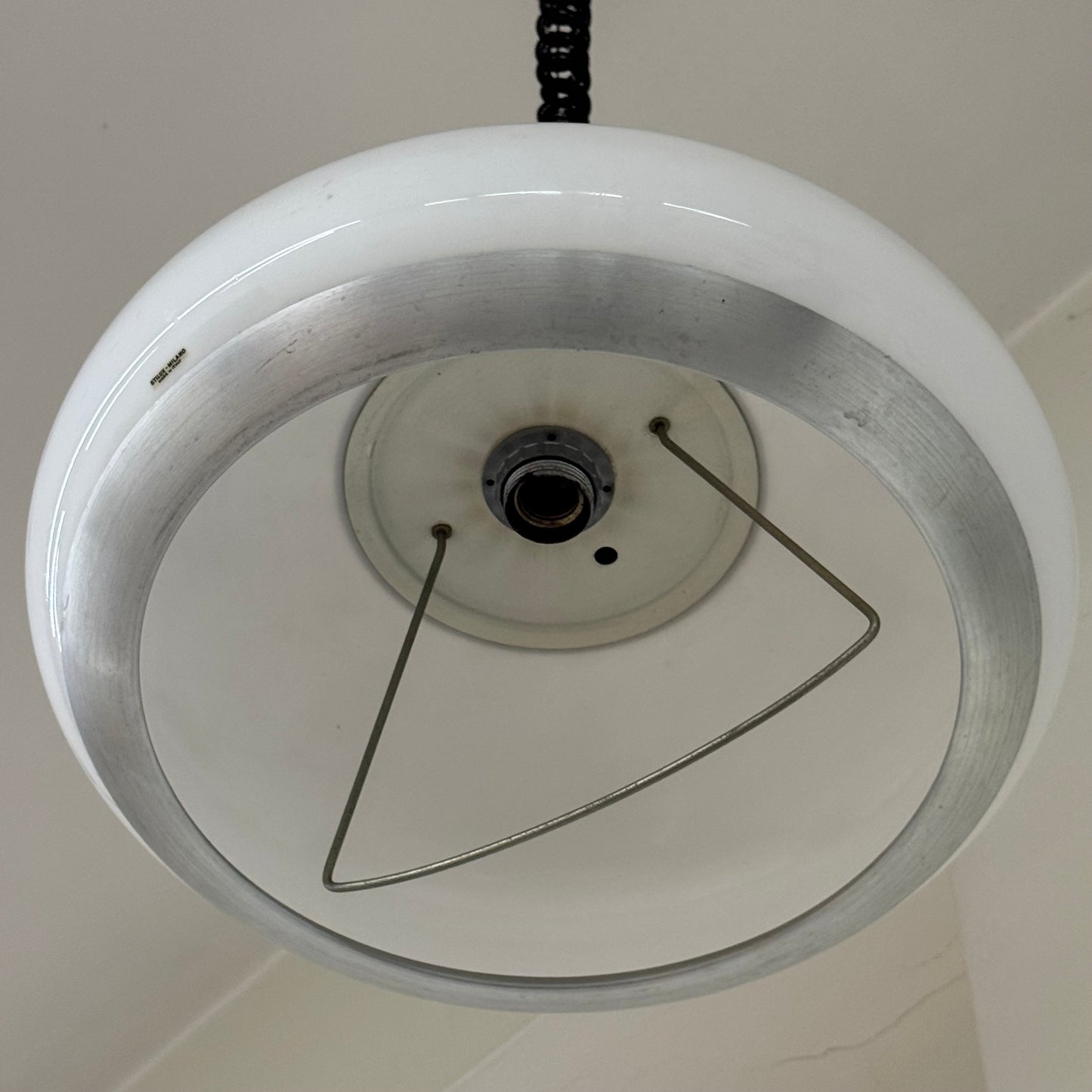 Stilux Milano Lampada a sospensione Space Age 1970’s