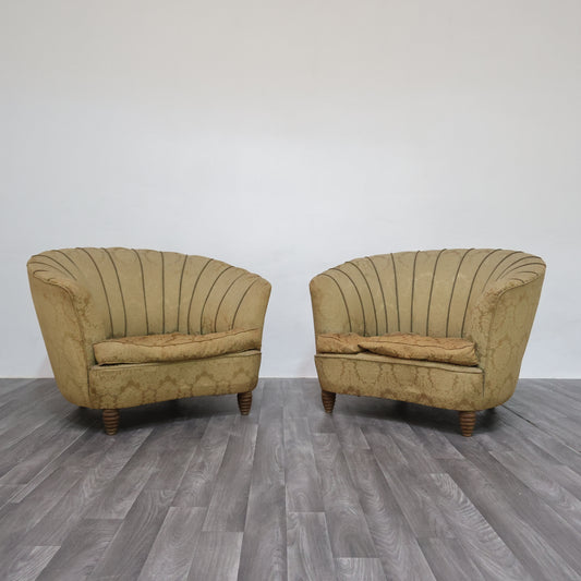 Coppia Di Poltrone Attr. Gio Ponti per Casa & Giardino, anni ’50  Mid-Century