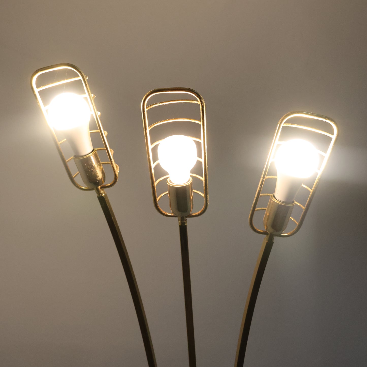 Romeo Rega Attr. Lampada Pavimento Hollywood Regency 1970’s Design Modernariato