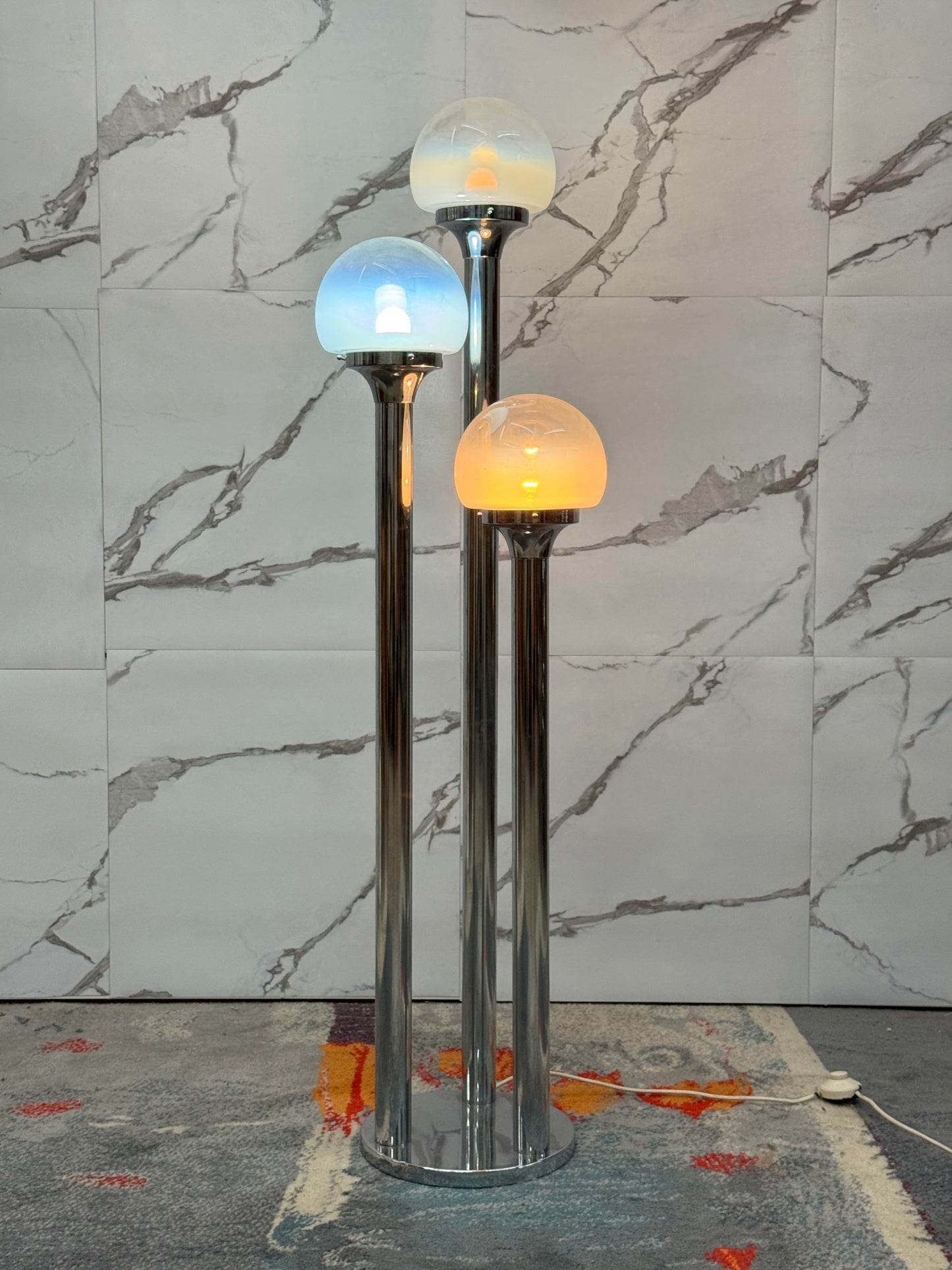 Carlo Nason Mazzega Lampada Da Pavimento Design Anni ‘70 Modernariato