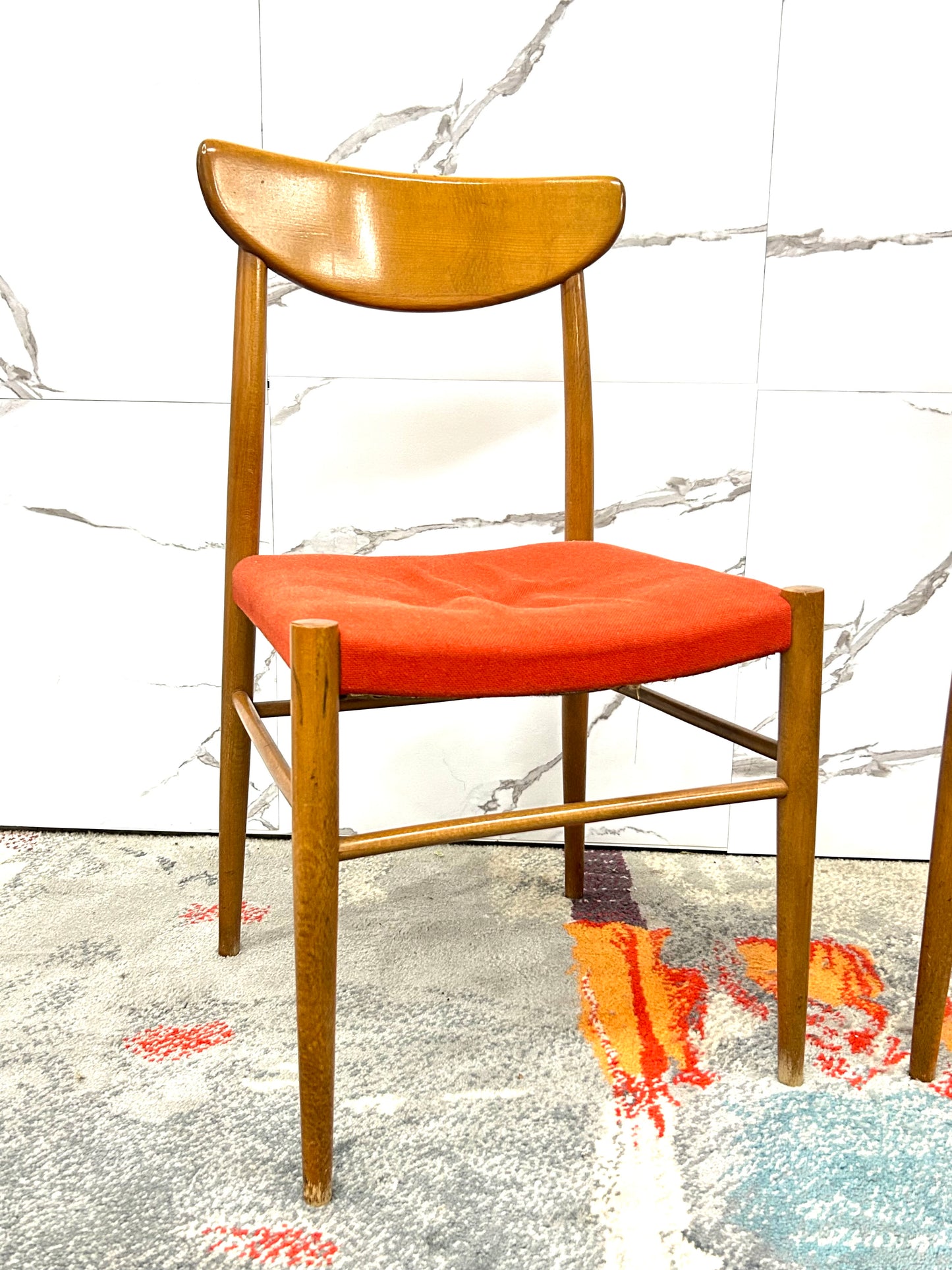 Set Da Pranzo 4 Sedie Design Scandinavo Anni ‘60 Design Modernariato
