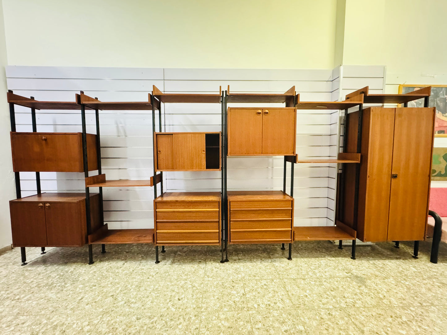 Libreria Modulare IMB Serie Selex Anni ‘60 Design Modernariato