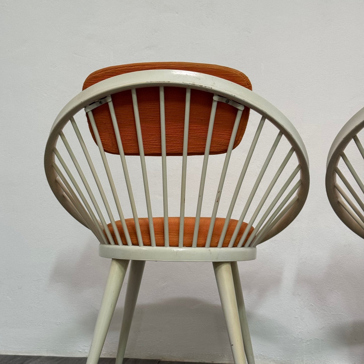 Yngve Ekström Mod.Circle Coppia di Poltroncine Design Scandinavo Anni ‘60
