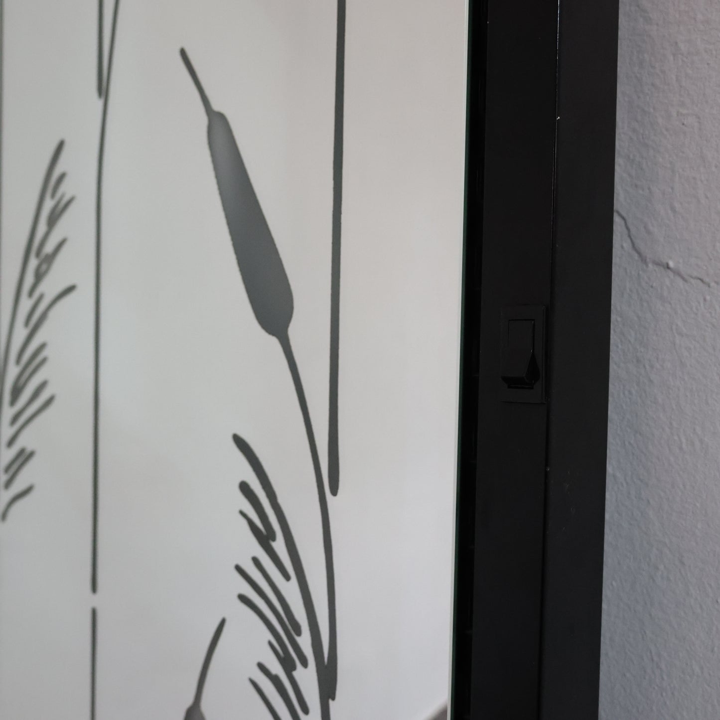 Specchio Retroilluminato Da Parete Design Anni ‘80 Modernariato