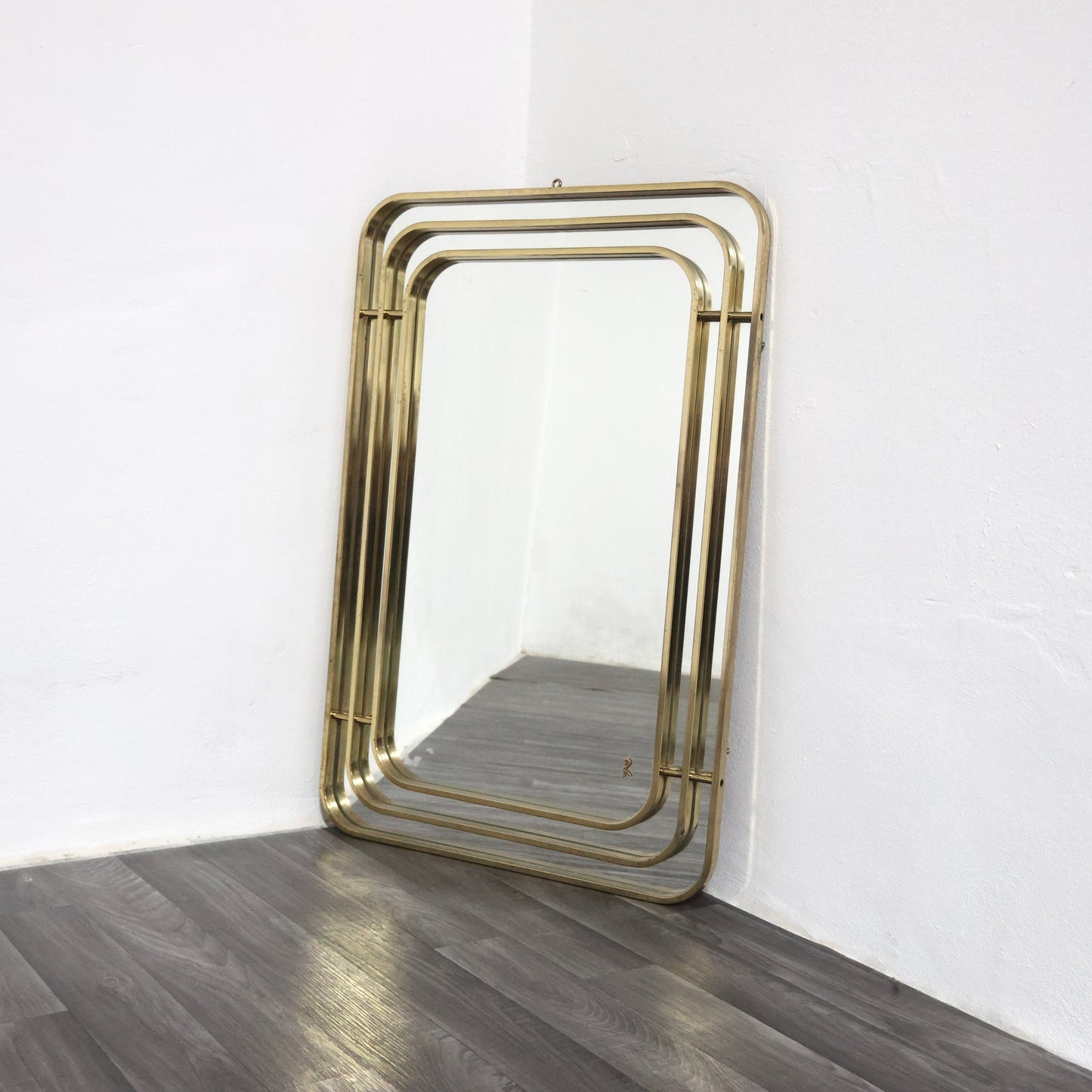 Specchio Design Hollywood Regency Romeo Rega Style Anni ‘70 Modernariato