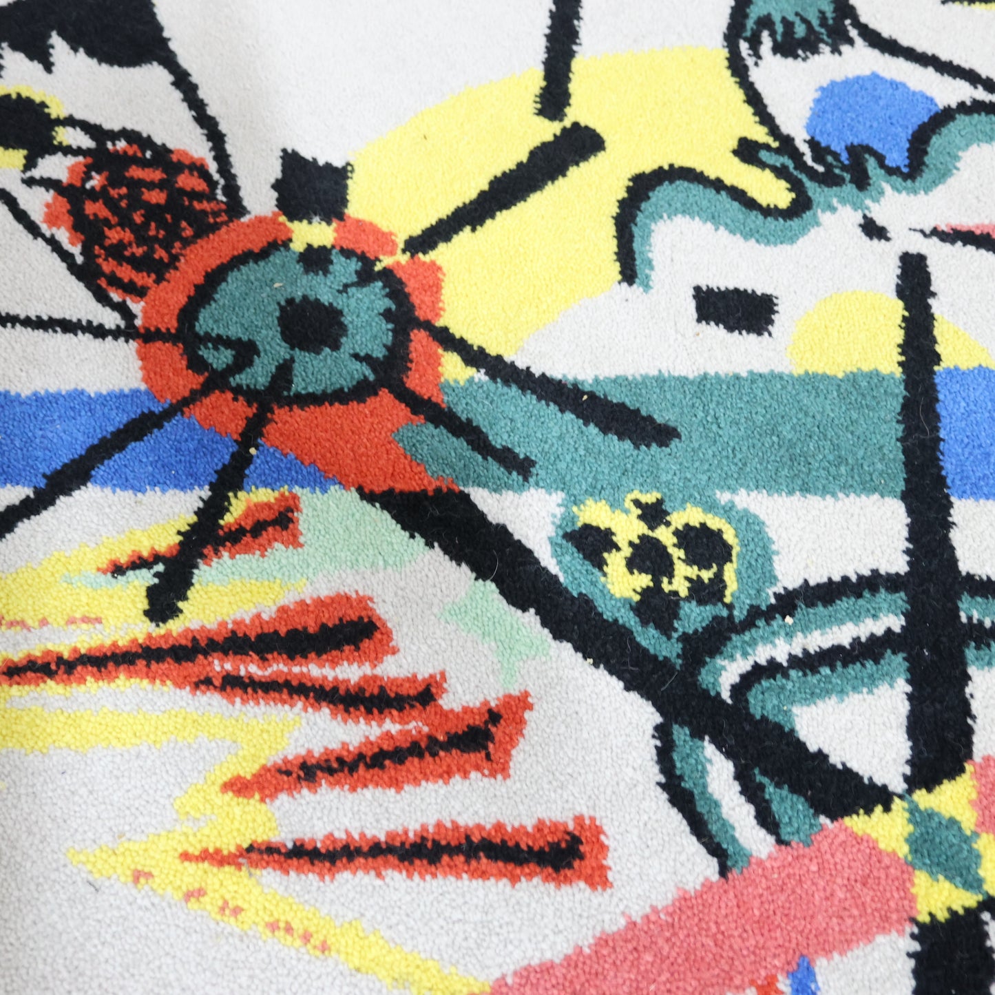 Kandinskij Wassily Denmark Ege Art Line Tappeto Design 1980’s