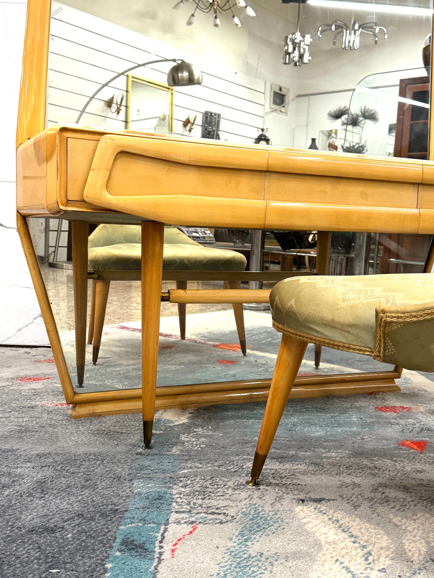 Vittorio Dassi La Permanente Cantù Beauty Desk Mid-Century Design 1950’s