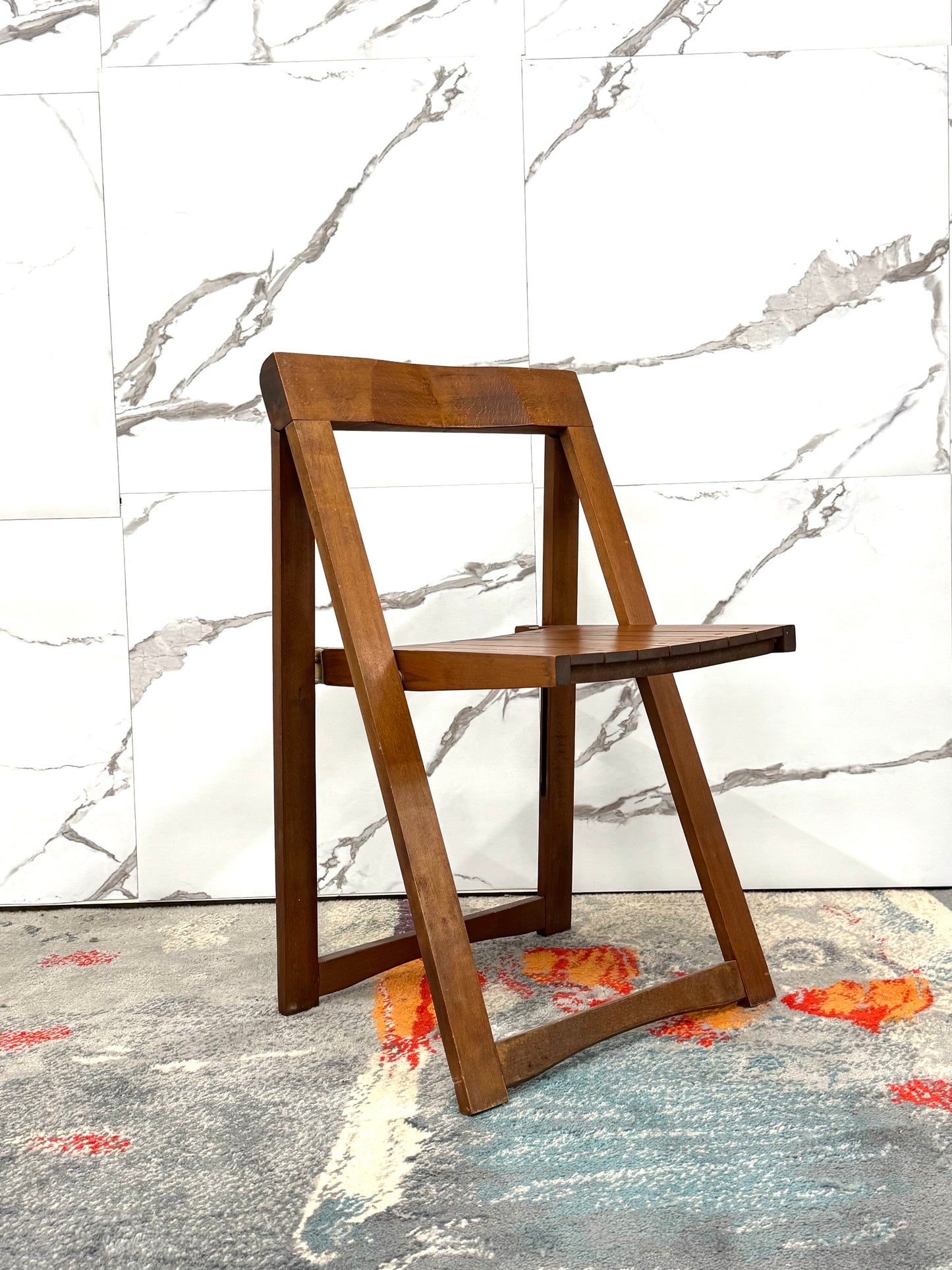 Aldo Jacober Per Alberto Bazzani Sedia Mod. Trieste Anni ‘60 Design Vintage