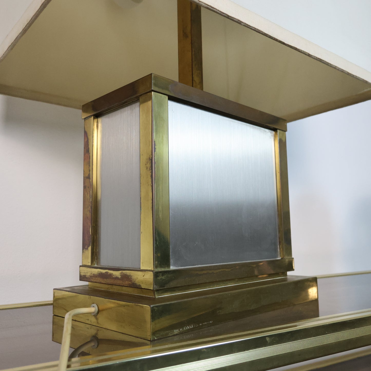 Liwan’s Roma Lampada Da Tavolo Hollywood Regency Ottone Design Italiano Anni ‘70