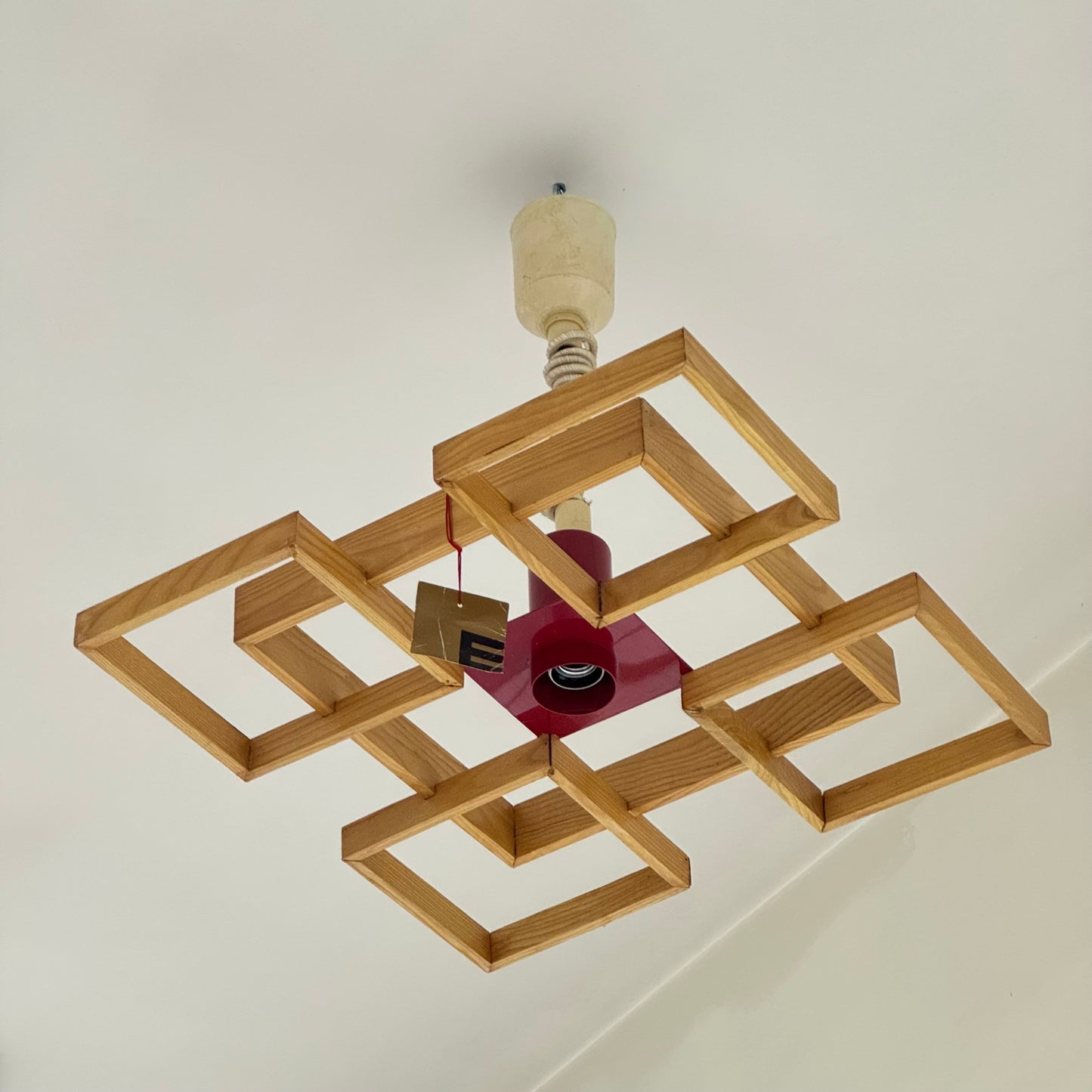 Angelo Brotto Esperia Lampada A Sospensione MOD. Amelio 1960’s