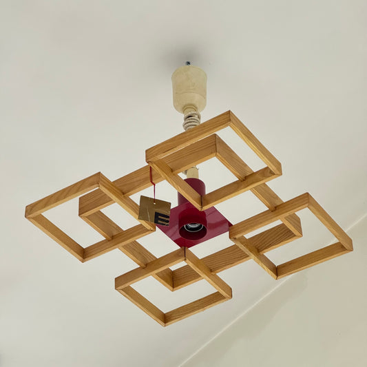 Angelo Brotto Esperia Lampada A Sospensione MOD. Amelio 1960’s