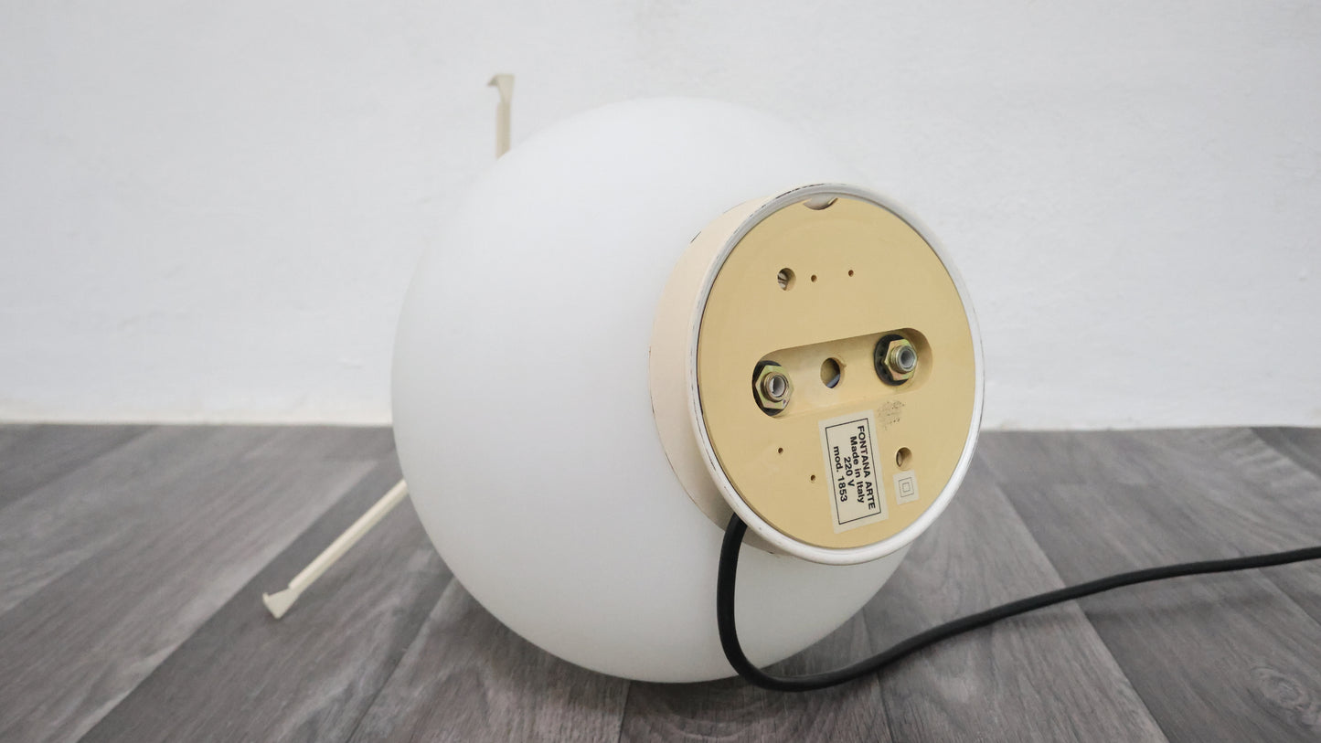 Max Ingrand Fontana Arte Lampada 1853 Media H:54 Cm Anni ‘80 Design Modernariato