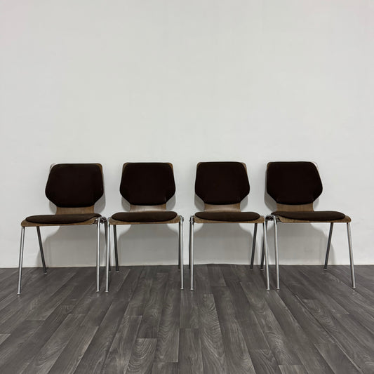 Carlo Ratti Style Set Da Pranzo 4 Sedie Design Modernariato Anni ‘70