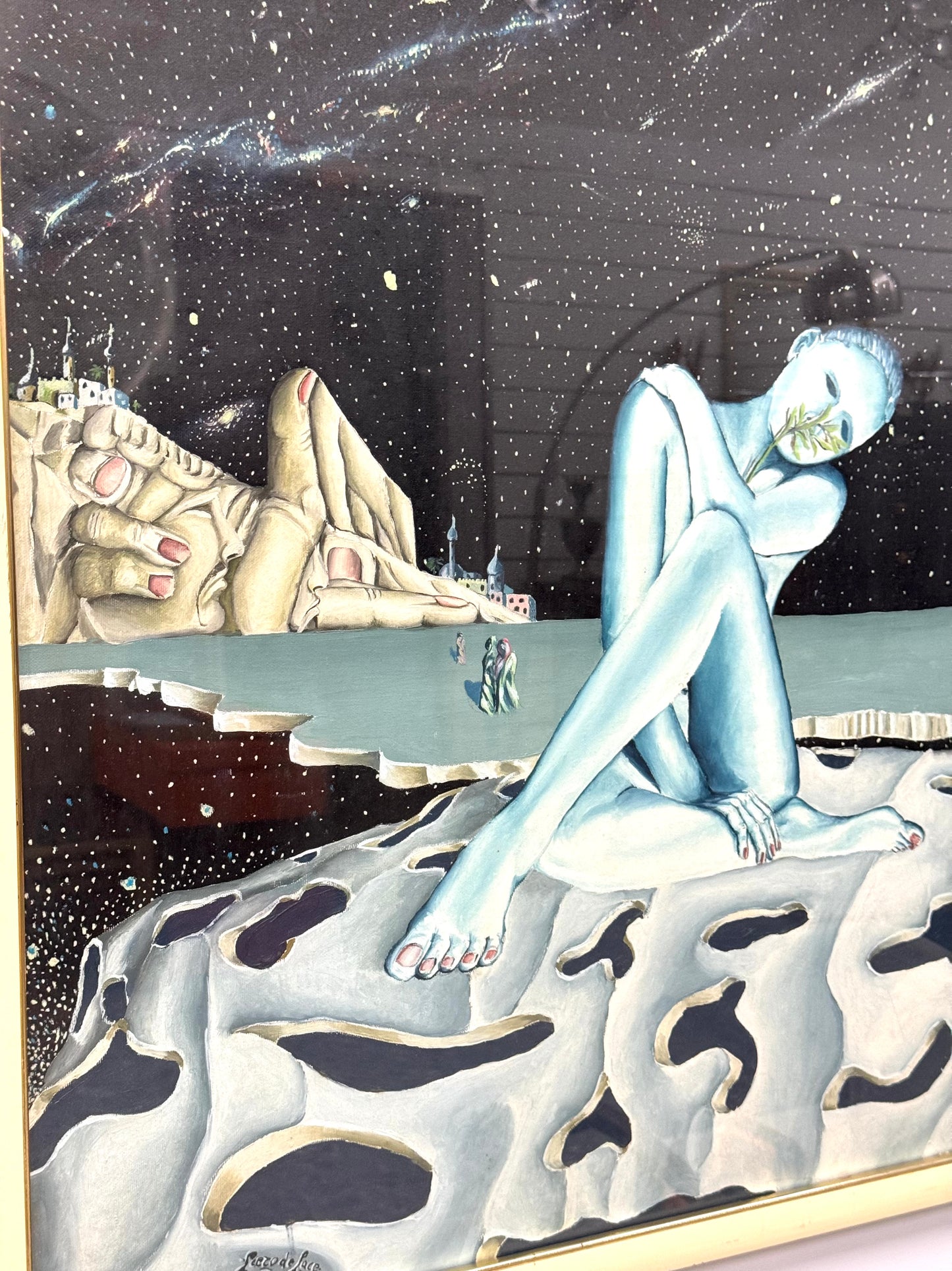 Dipinto Piero De Pace 1994 Painting Con Firma E Certificato