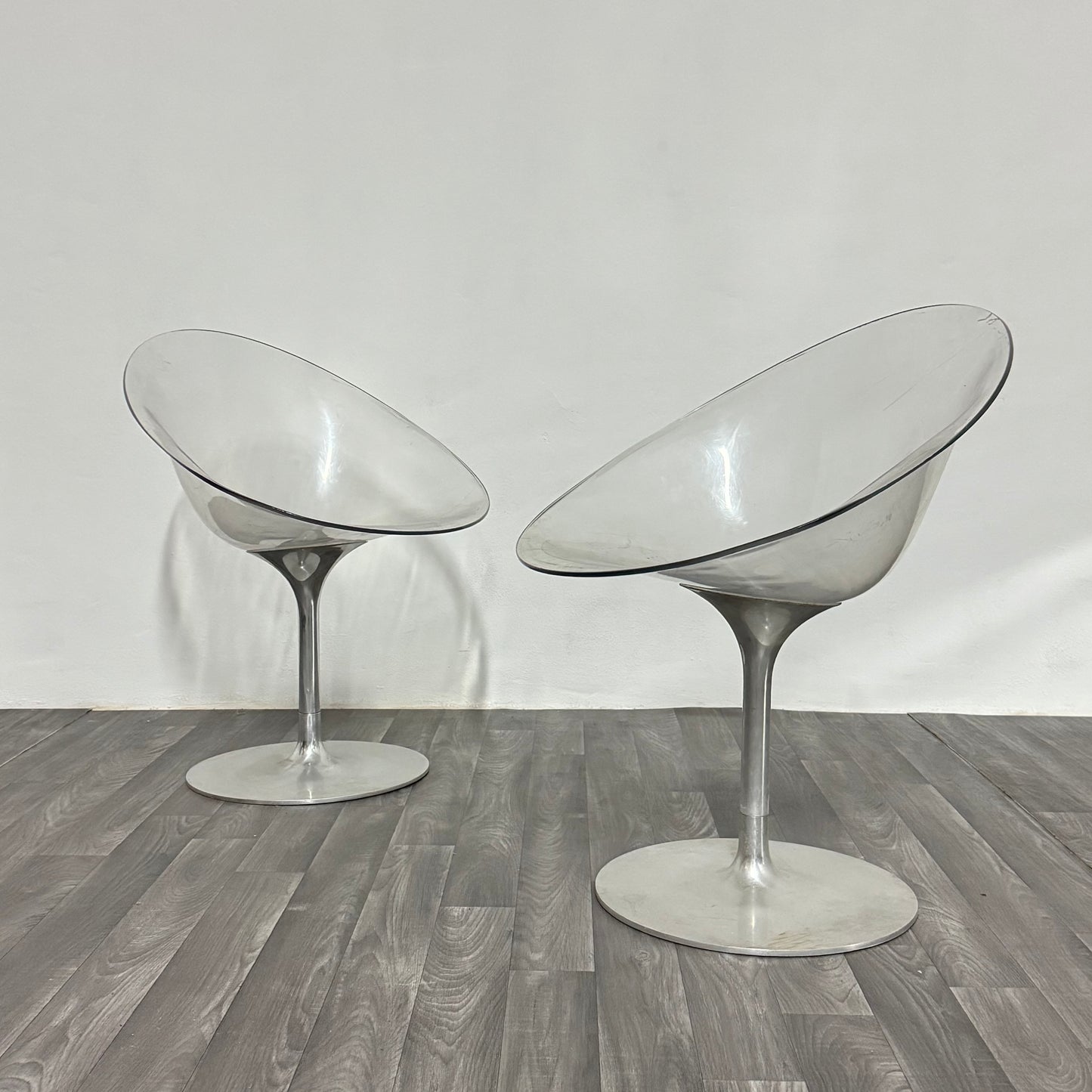 Philippe Starck Kartell Eros Coppia Di Poltroncine Design Anni ‘70 Space Age