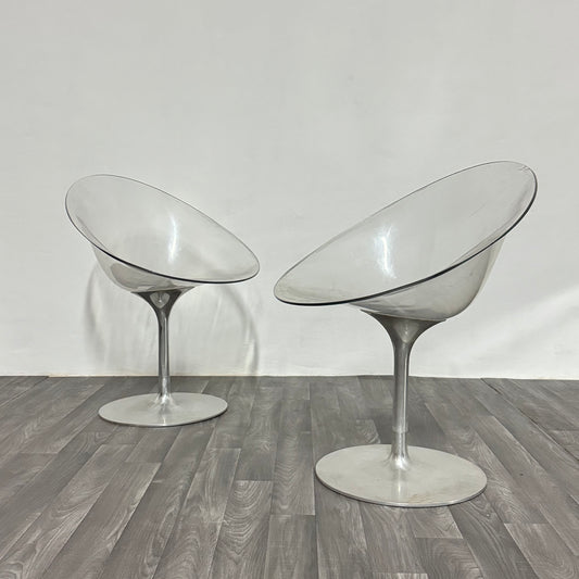 Philippe Starck Kartell Eros Coppia Di Poltroncine Design Anni ‘70 Space Age