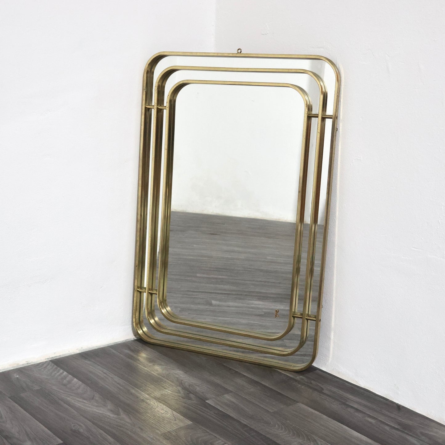 Specchio Design Hollywood Regency Romeo Rega Style Anni ‘70 Modernariato