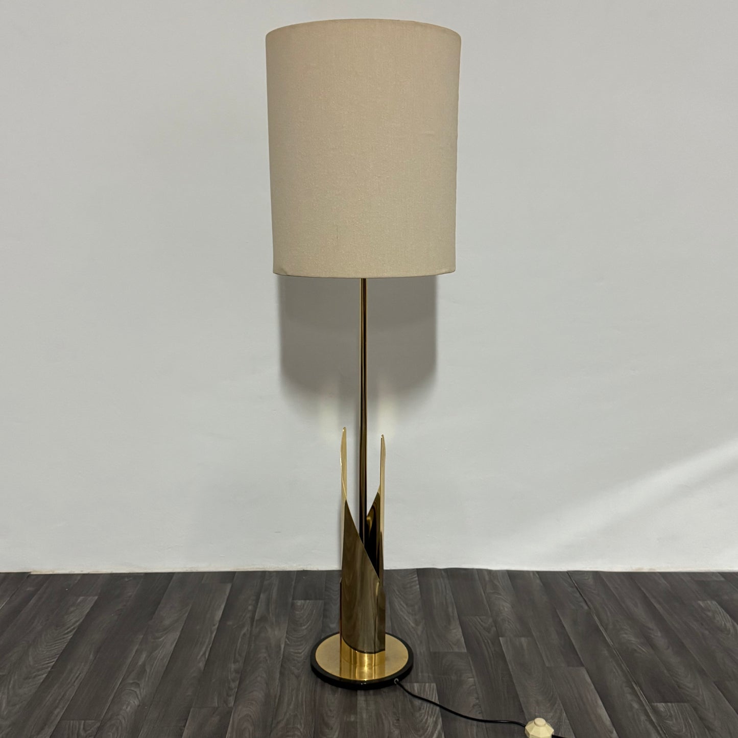 Lampada Da Pavimento Hollywood Regency Anni 70 Design Modernariato