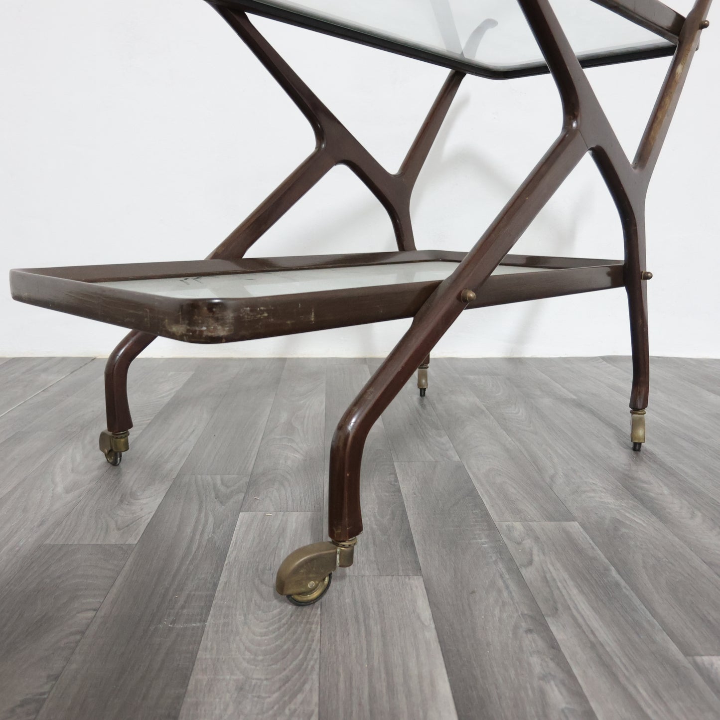 Cesare Lacca Carrello Portavivande Legno 1950’s Mid Century Design