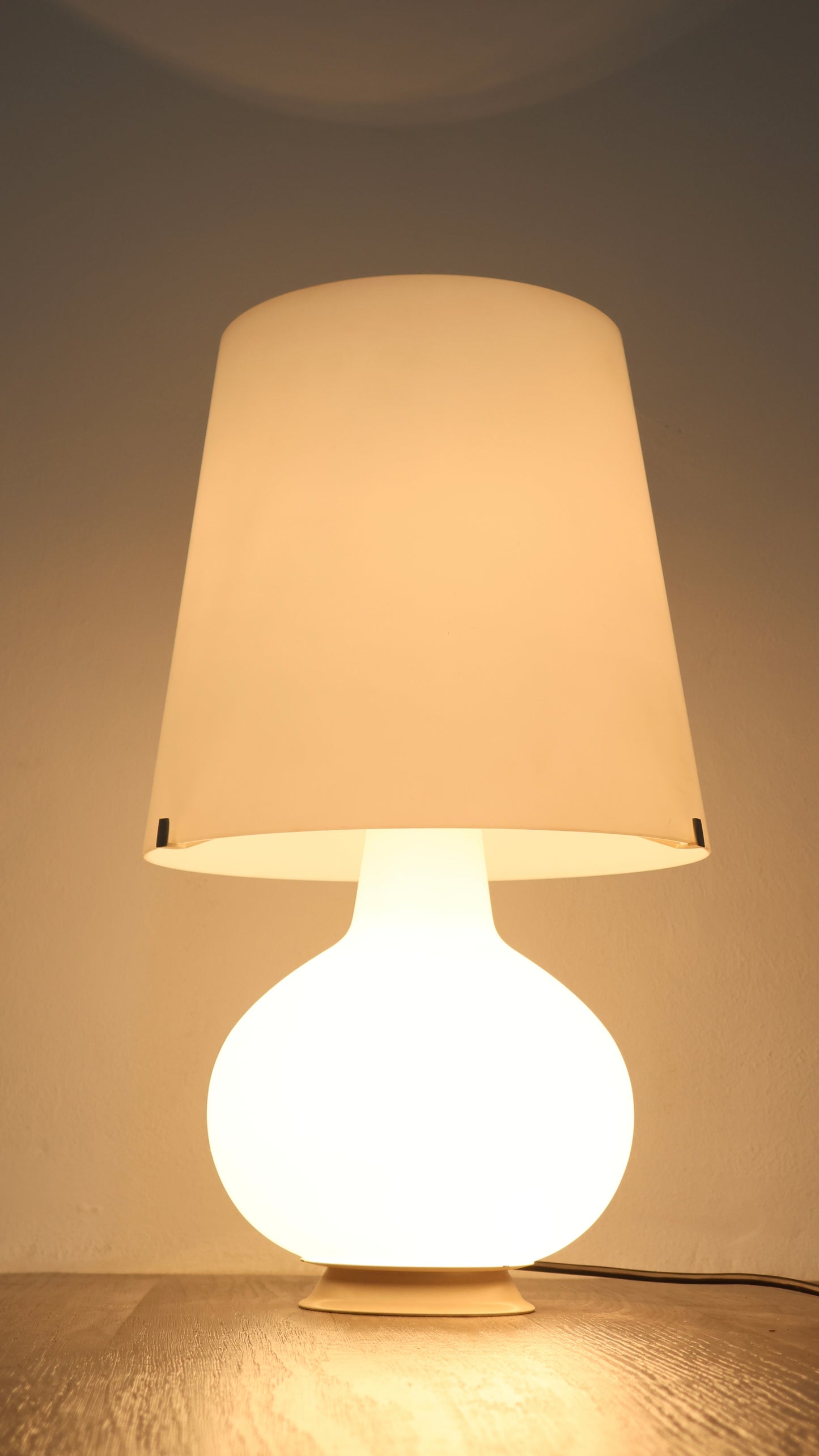 Max Ingrand Fontana Arte Lampada 1853 Media H:54 Cm Anni ‘80 Design Modernariato