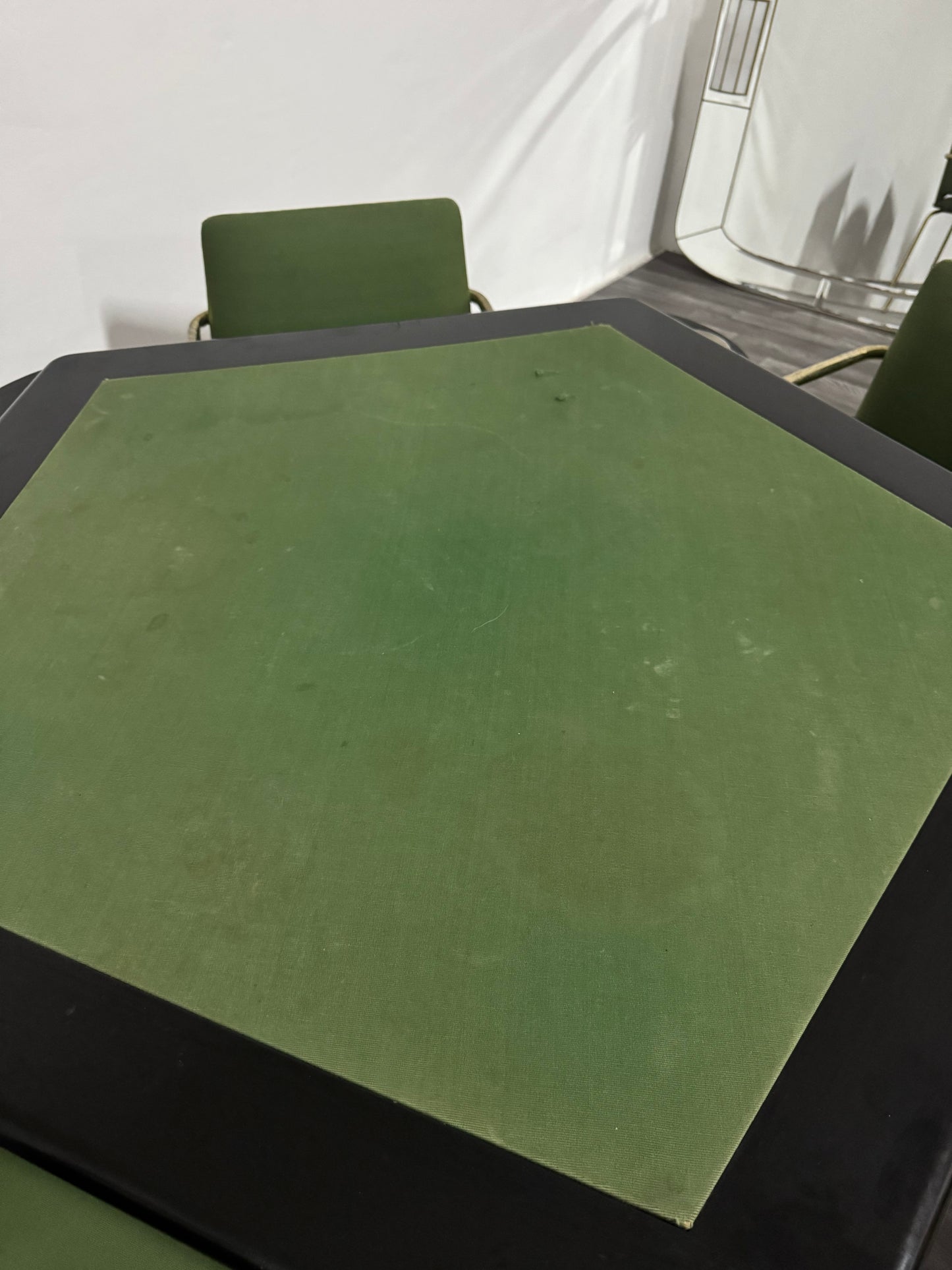 Set Tavolo Da Gioco Con 5 Sedie Modernariato Design Anni ‘70