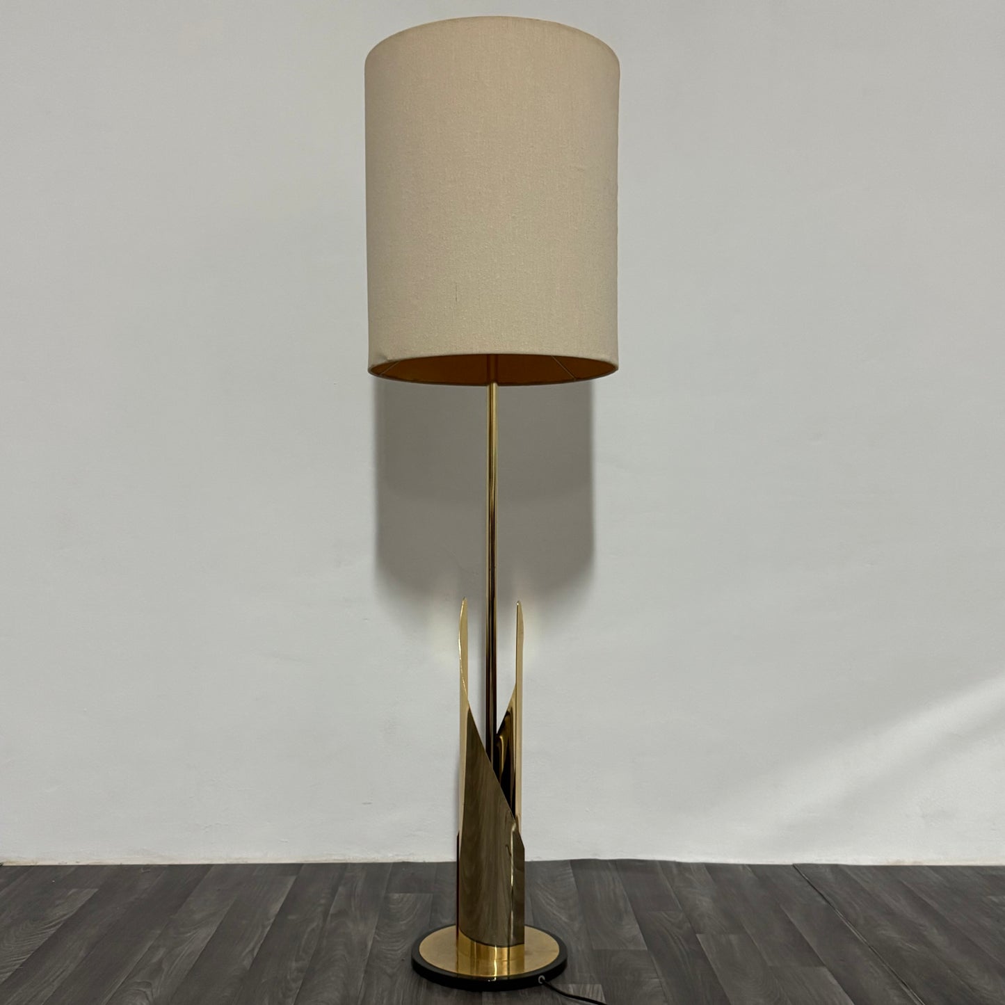 Lampada Da Pavimento Hollywood Regency Anni 70 Design Modernariato