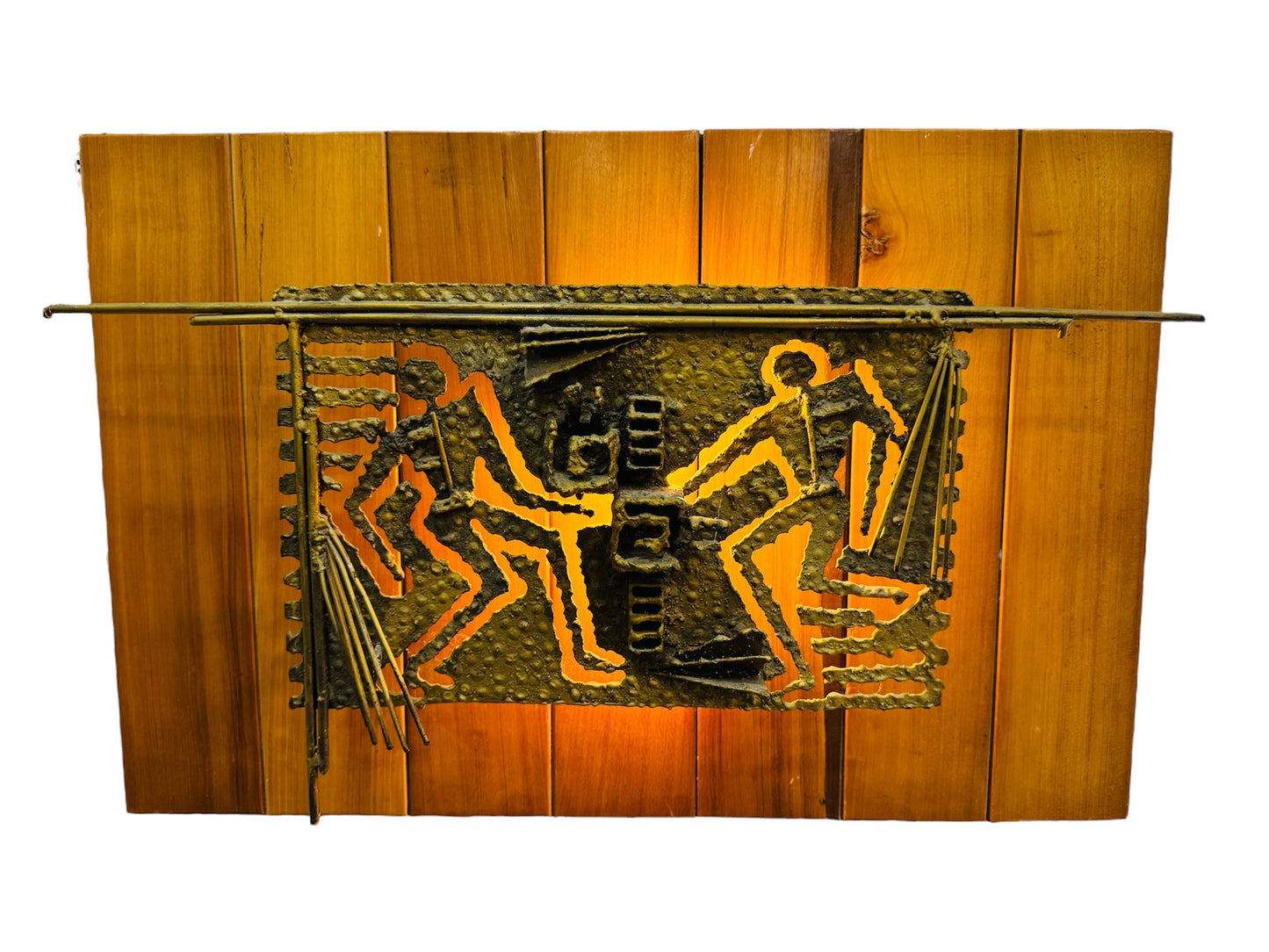 Lampada Da Parete Scultorea Brutalist Anni ‘60