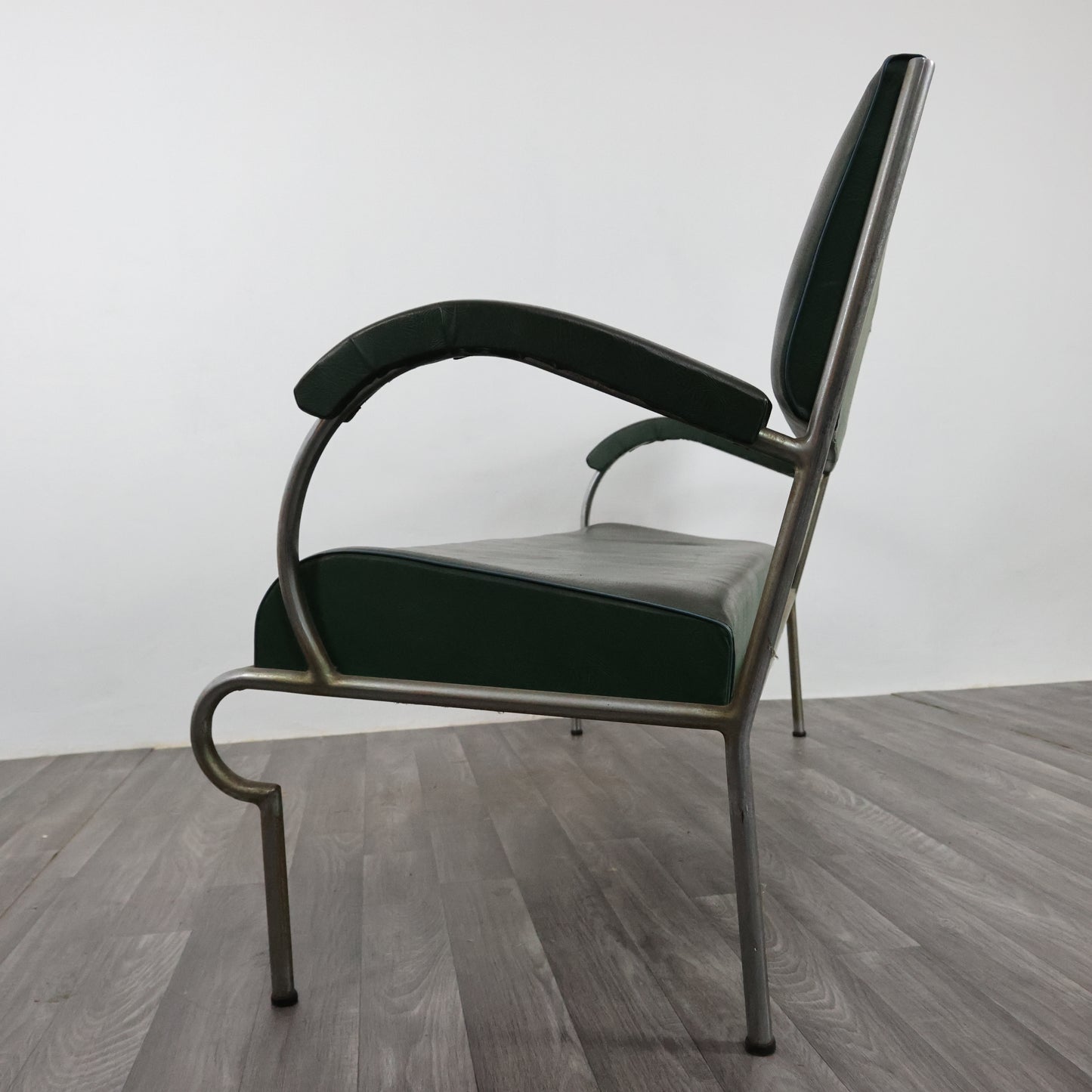 Divanetto Bauhaus Cantilever Anni ‘30 In Acciaio Tubolare Design Modernariato