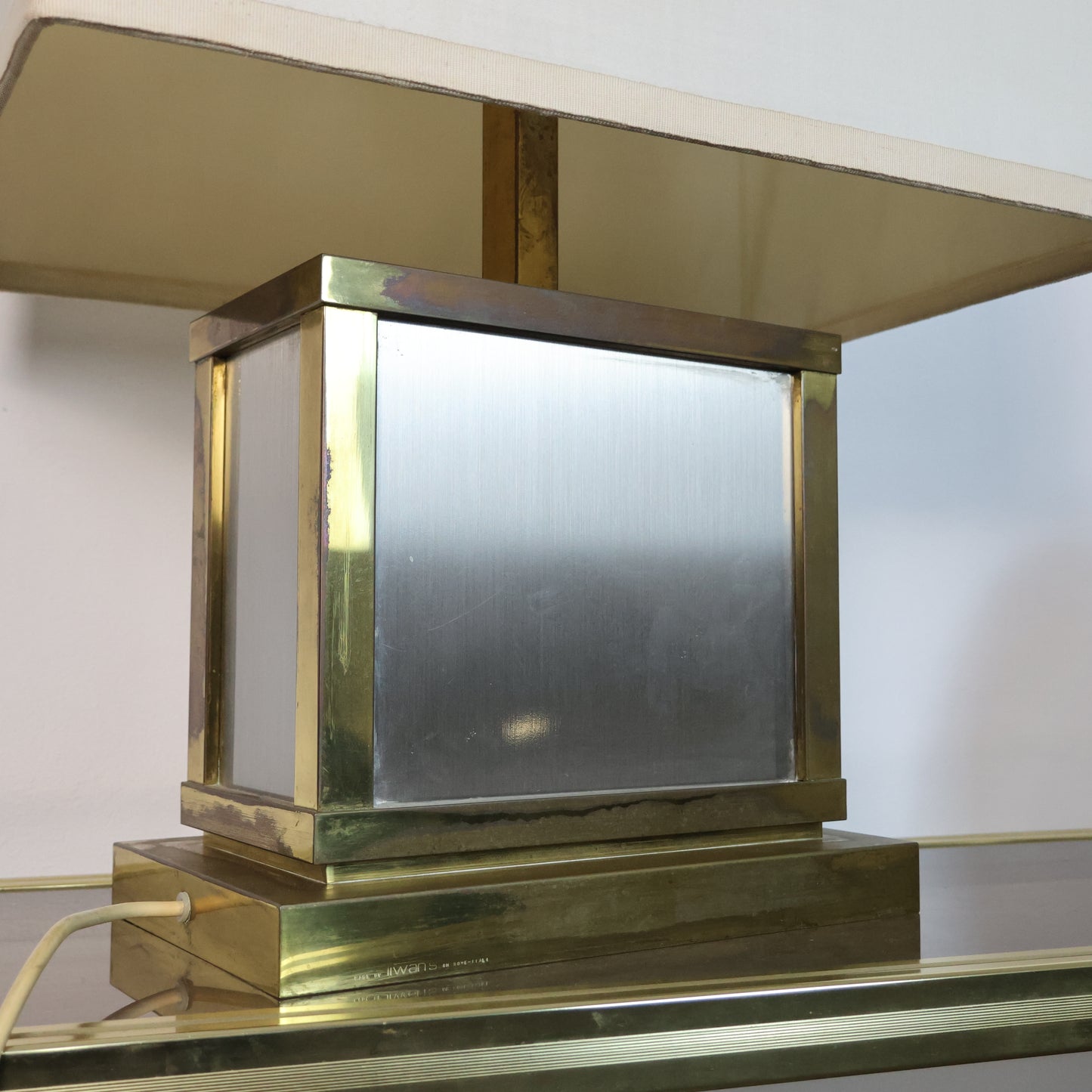 Liwan’s Roma Lampada Da Tavolo Hollywood Regency Ottone Design Italiano Anni ‘70