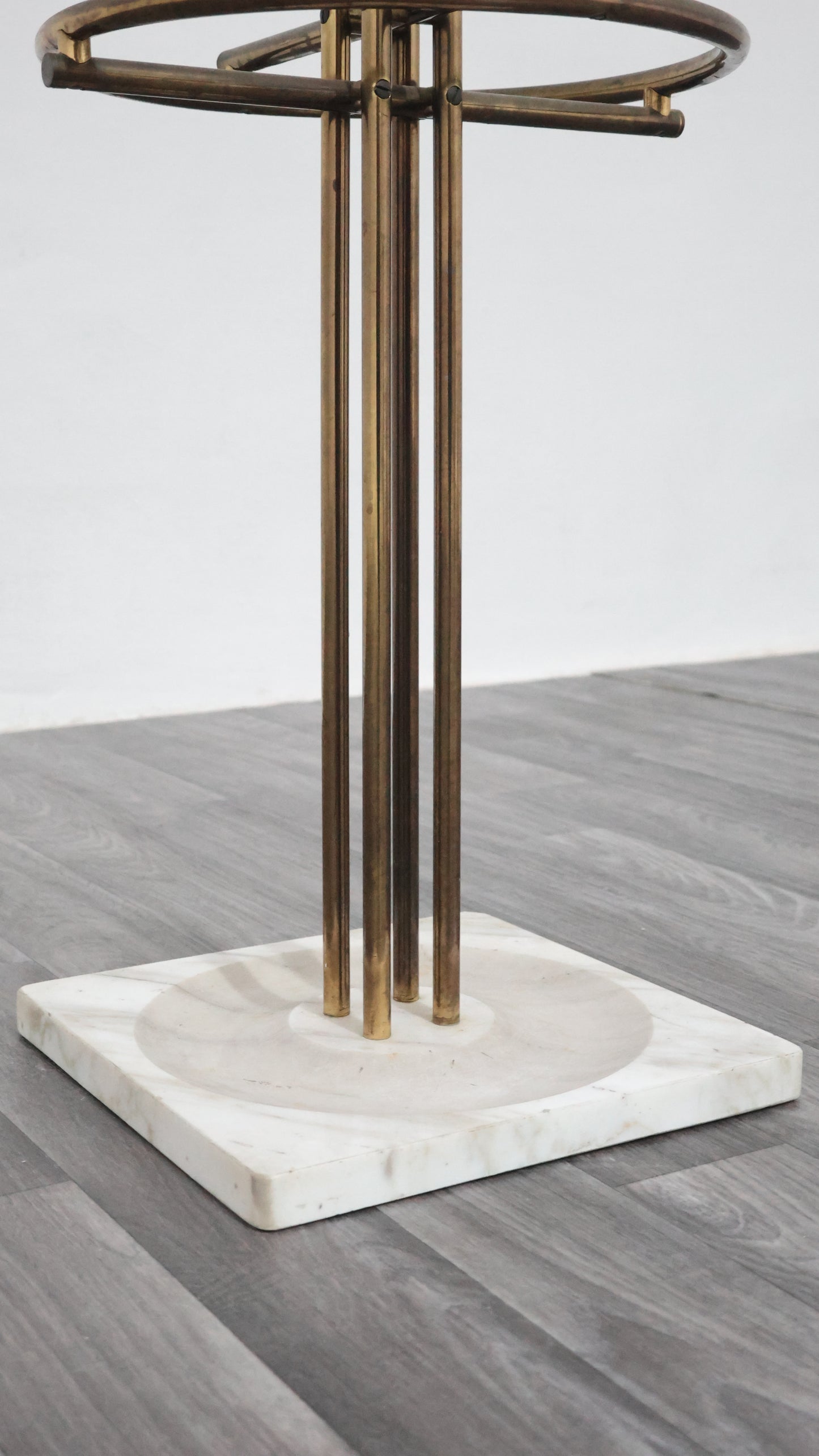 Renato Zevi Metalarte Portaombrelli Marmo E Ottone Design Modernariato