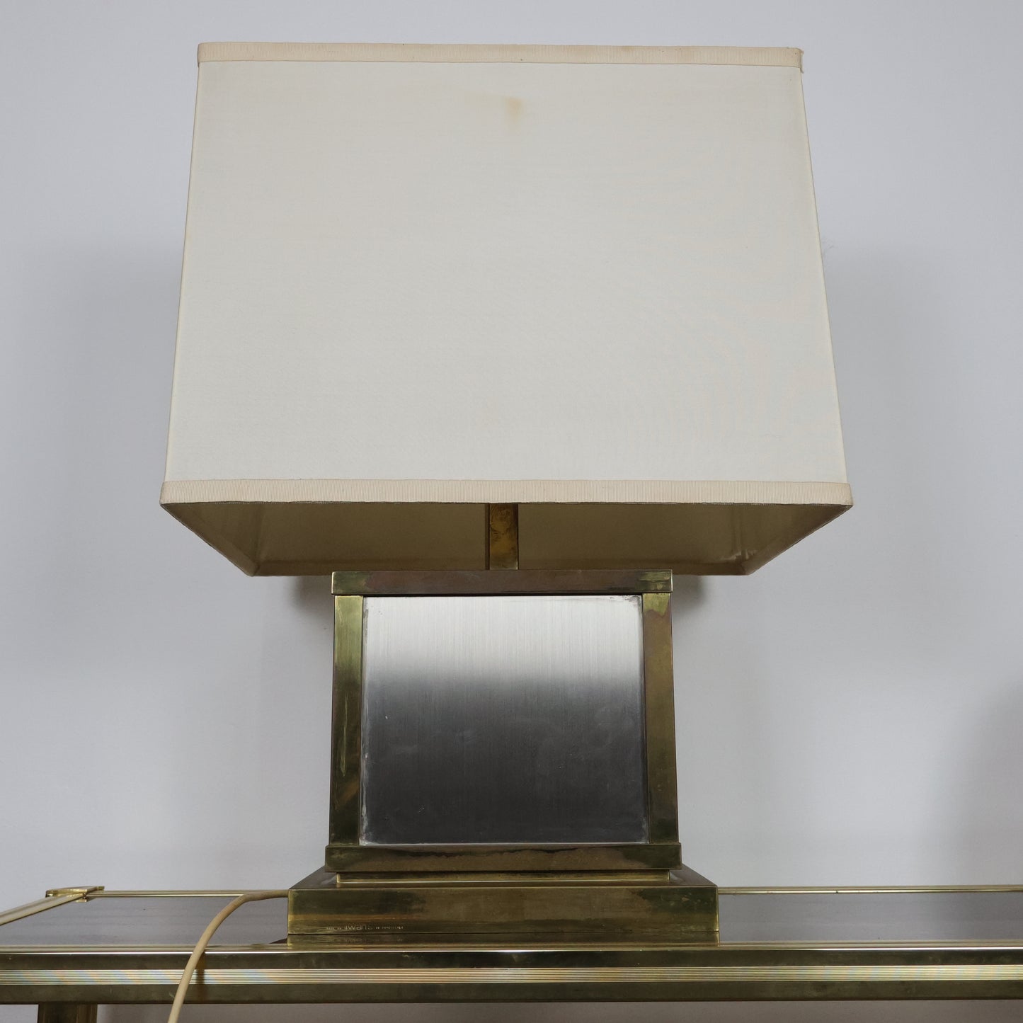 Liwan’s Roma Lampada Da Tavolo Hollywood Regency Ottone Design Italiano Anni ‘70