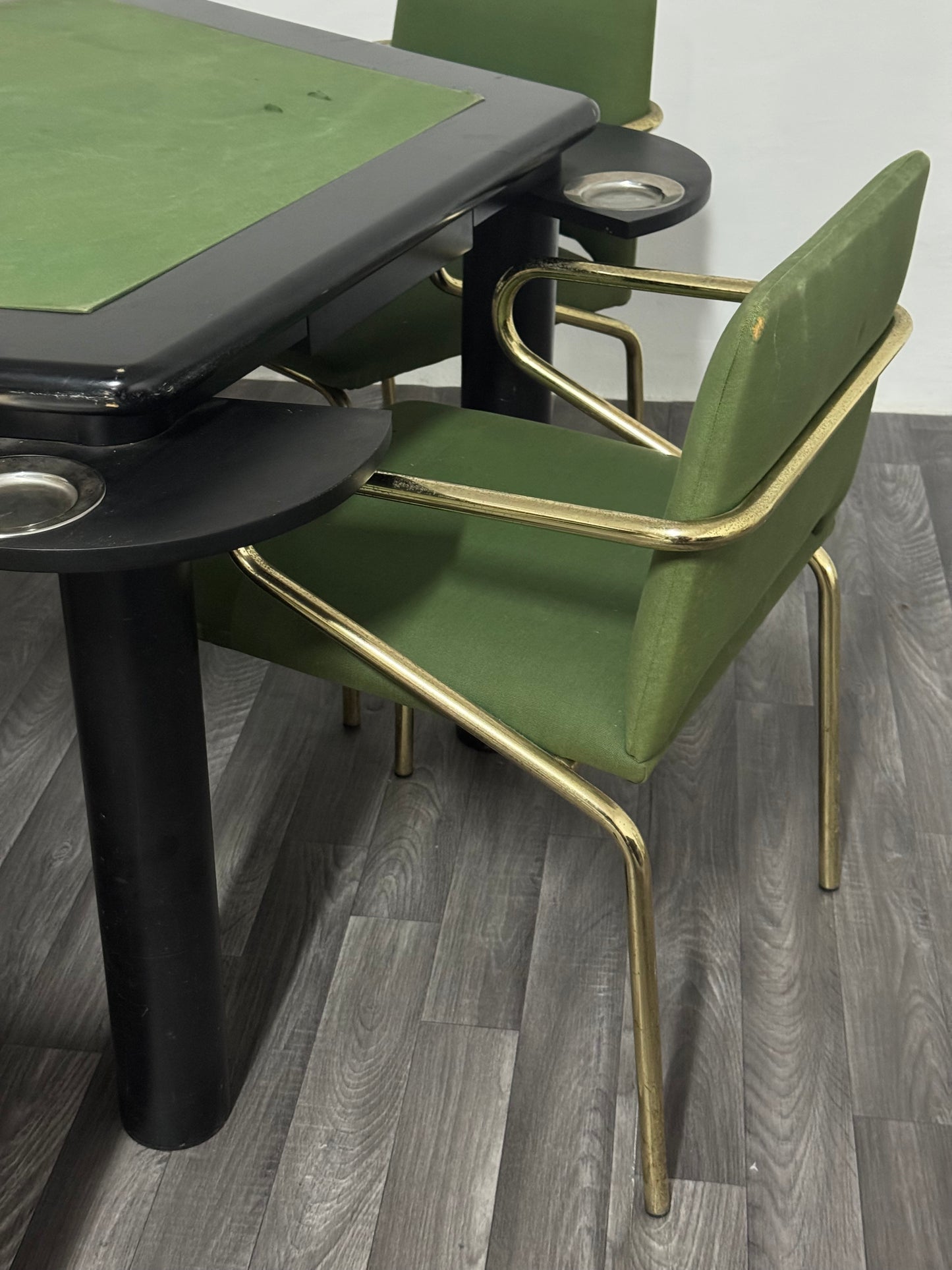 Set Tavolo Da Gioco Con 5 Sedie Modernariato Design Anni ‘70