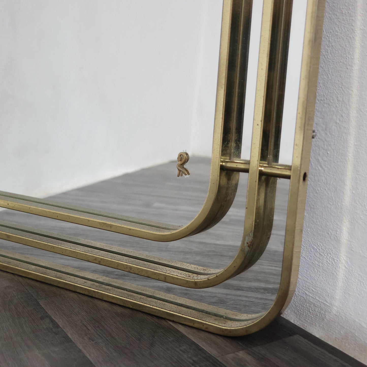 Specchio Design Hollywood Regency Romeo Rega Style Anni ‘70 Modernariato