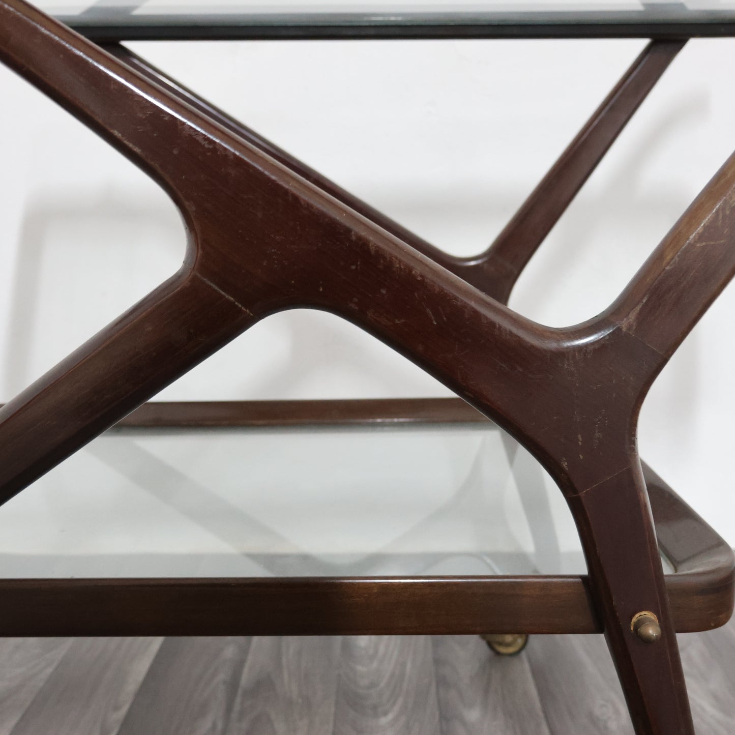 Cesare Lacca Carrello Portavivande Legno 1950’s Mid Century Design