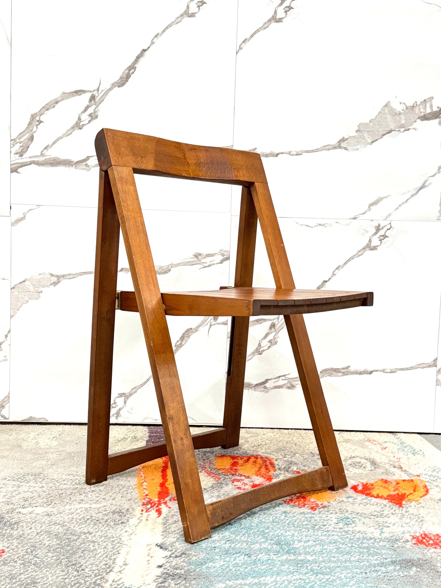 Aldo Jacober Per Alberto Bazzani Sedia Mod. Trieste Anni ‘60 Design Vintage