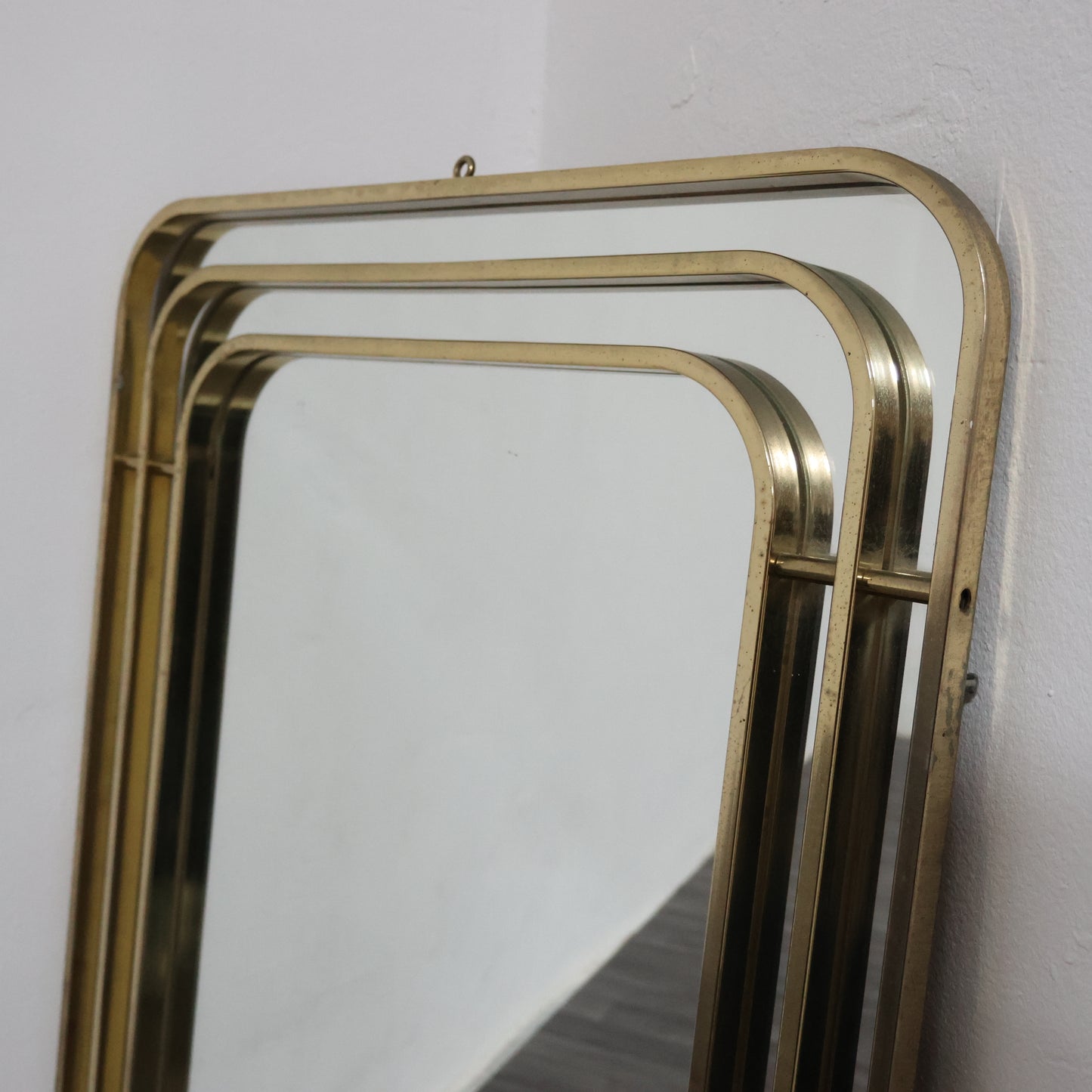 Specchio Design Hollywood Regency Romeo Rega Style Anni ‘70 Modernariato