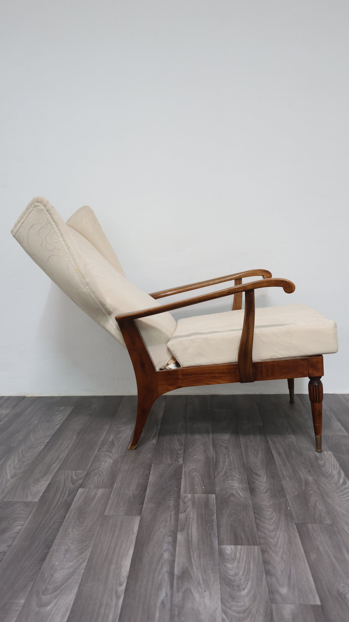 Renzo Franchi  Camerani Poltrona Reclinabile Mod. Camea 1950 Design Mid-century