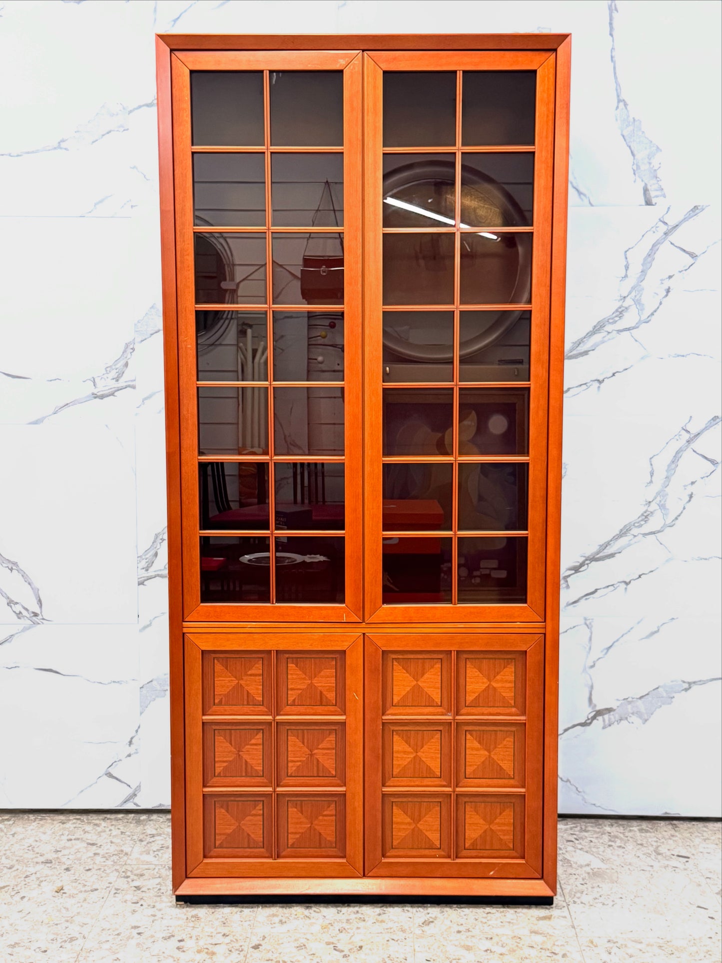 Mobile Vetrinetta Fabrizio Poldaretti Linea arredo Caccia Alla Volpe Anni ‘70